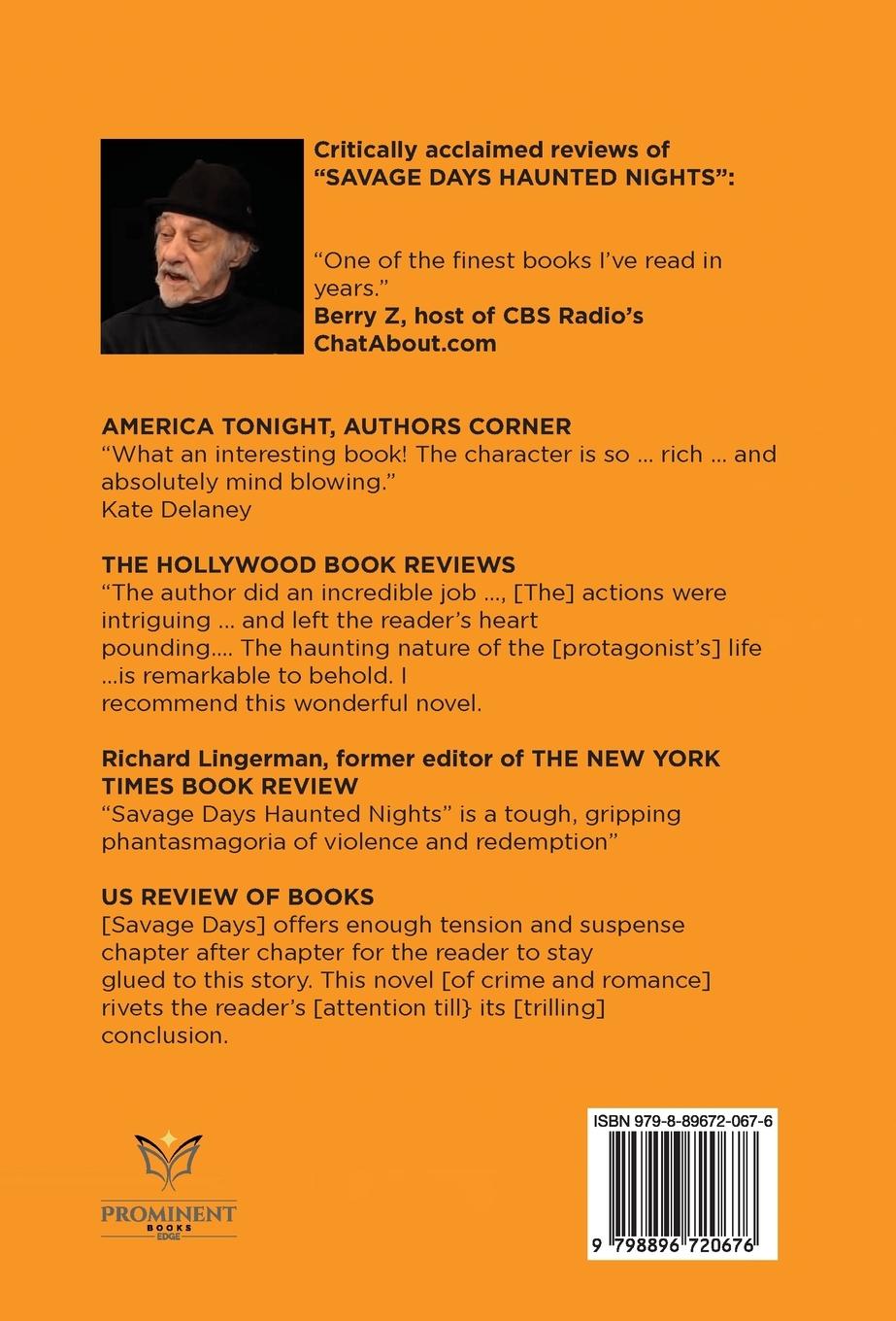 Rückseitencover Savage Days Haunted Nights