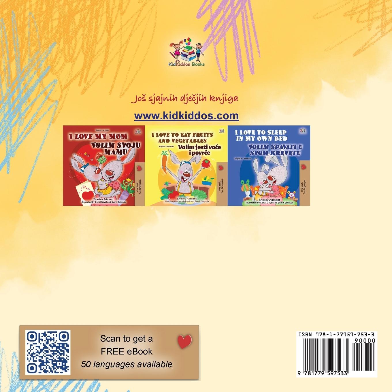 Rückseitencover Words in Pictures - My Day (Croatian Children's Book)