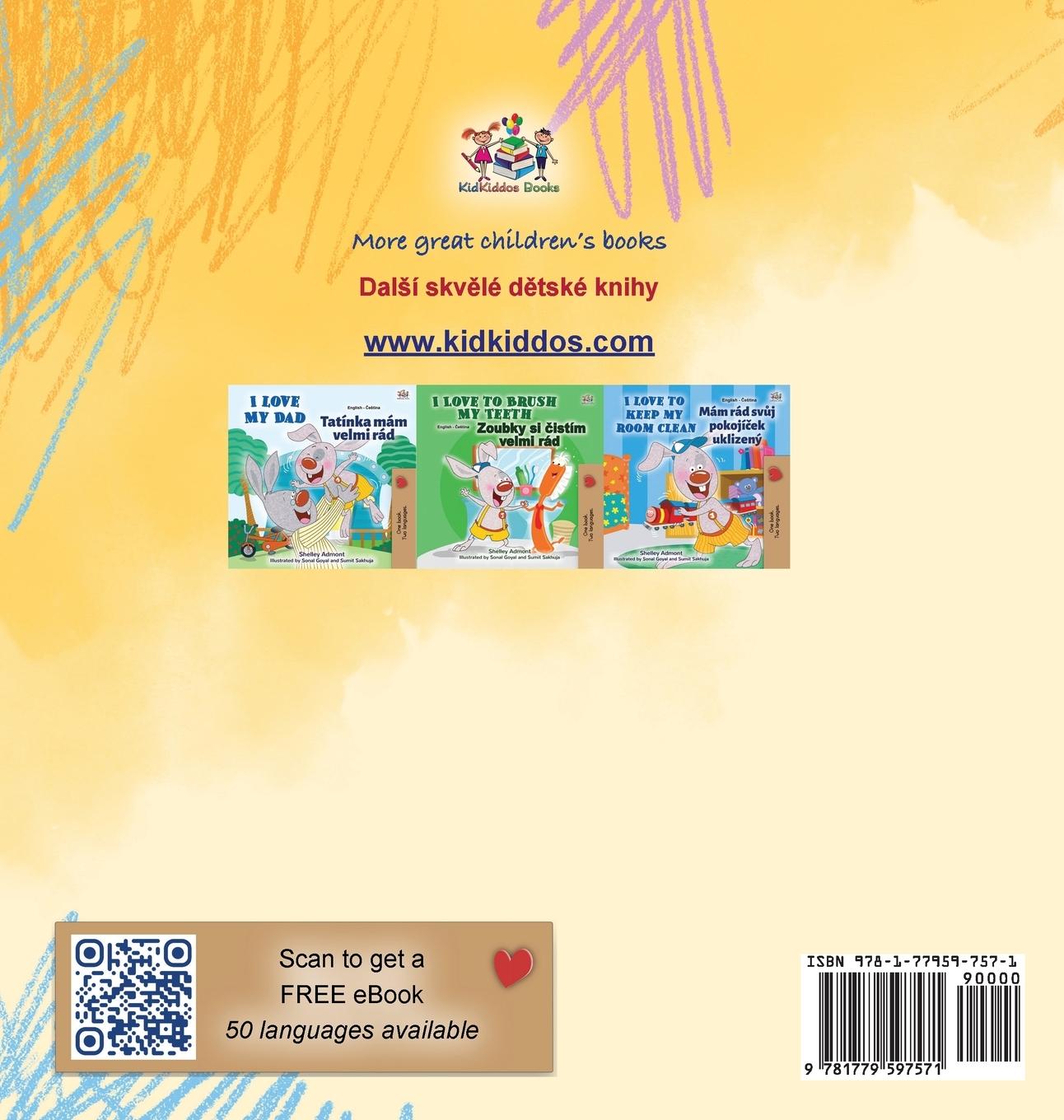 Rückseitencover Words in Pictures - My Day (English Czech Bilingual Children's Book)