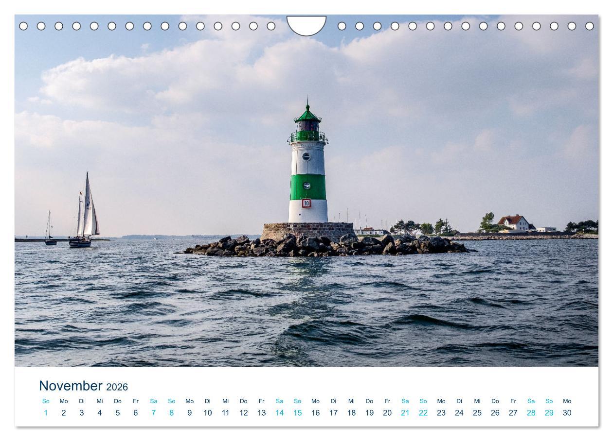 Beispielinhalt (Bild) Die Schlei - Segelrevier und Naherholungsgebiet (Wandkalender 2026 DIN A4 quer), CALVENDO Monatskalender