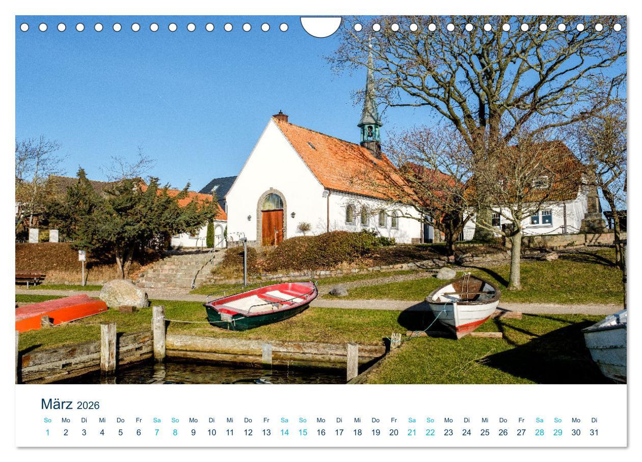 Beispielinhalt (Bild) Die Schlei - Segelrevier und Naherholungsgebiet (Wandkalender 2026 DIN A4 quer), CALVENDO Monatskalender