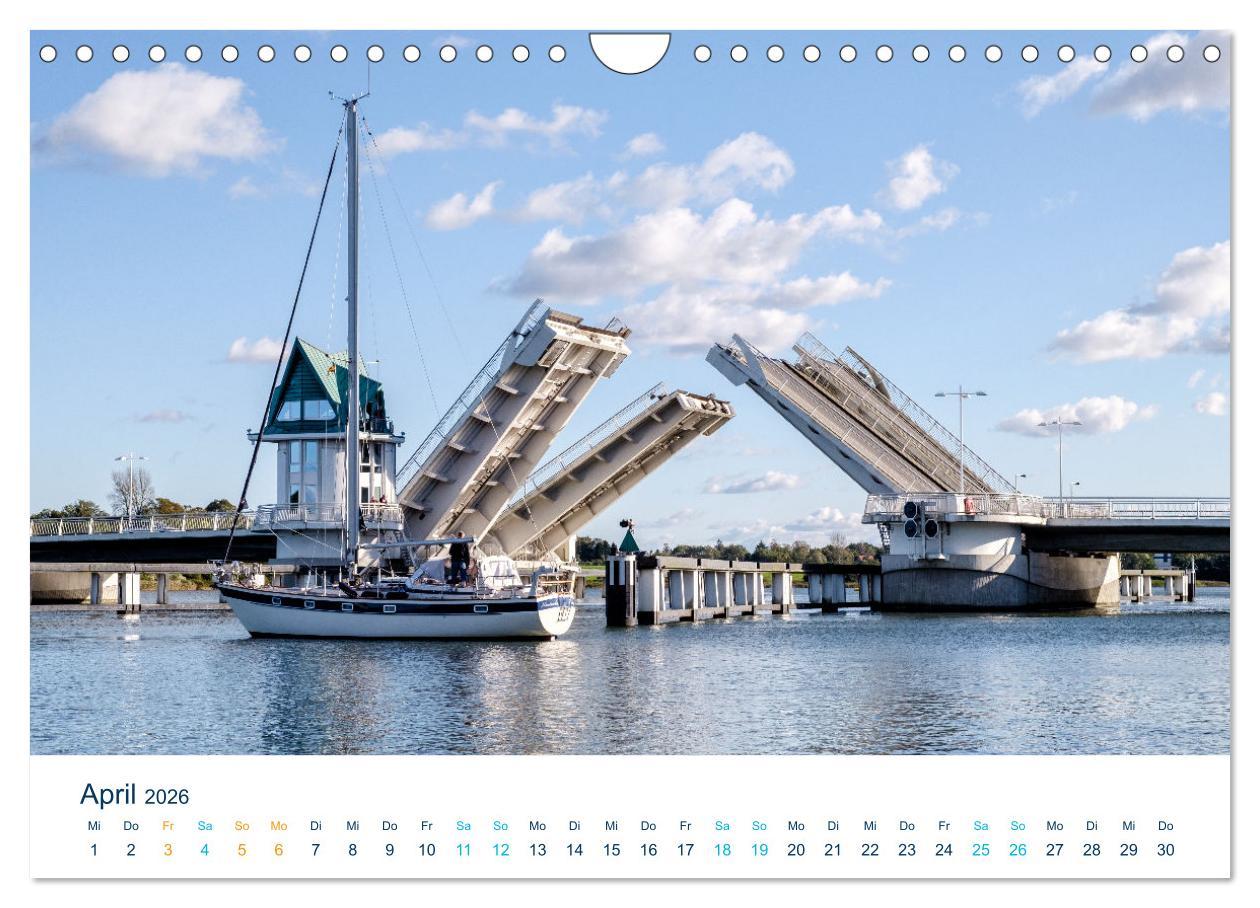 Beispielinhalt (Bild) Die Schlei - Segelrevier und Naherholungsgebiet (Wandkalender 2026 DIN A4 quer), CALVENDO Monatskalender