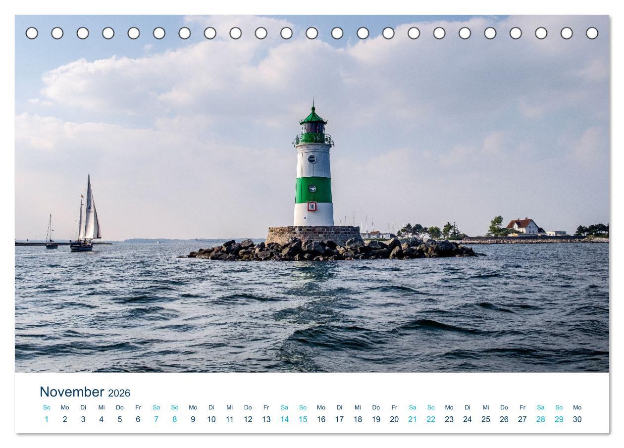 Beispielinhalt (Bild) Die Schlei - Segelrevier und Naherholungsgebiet (Tischkalender 2026 DIN A5 quer), CALVENDO Monatskalender