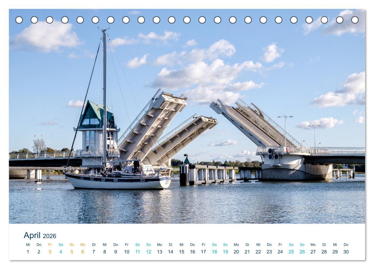 Beispielinhalt (Bild) Die Schlei - Segelrevier und Naherholungsgebiet (Tischkalender 2026 DIN A5 quer), CALVENDO Monatskalender