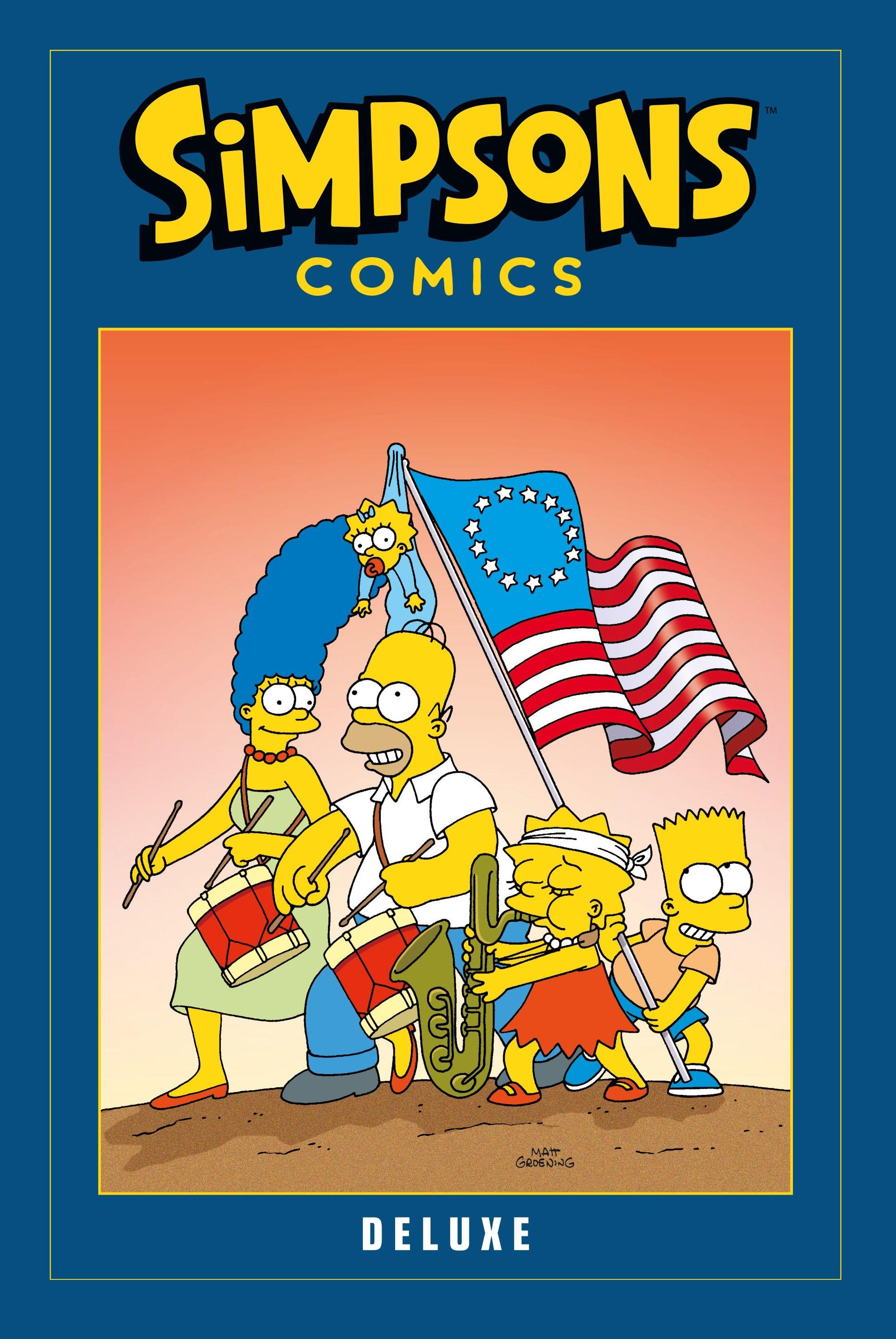 Vorderes Coverbild Die Simpsons Comics Deluxe