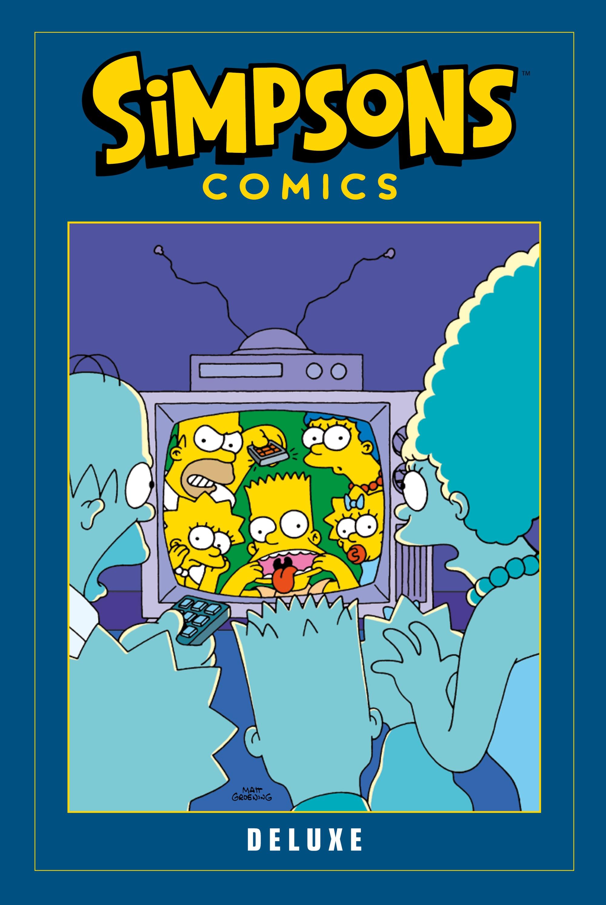Vorderes Coverbild Die Simpsons Comics Deluxe