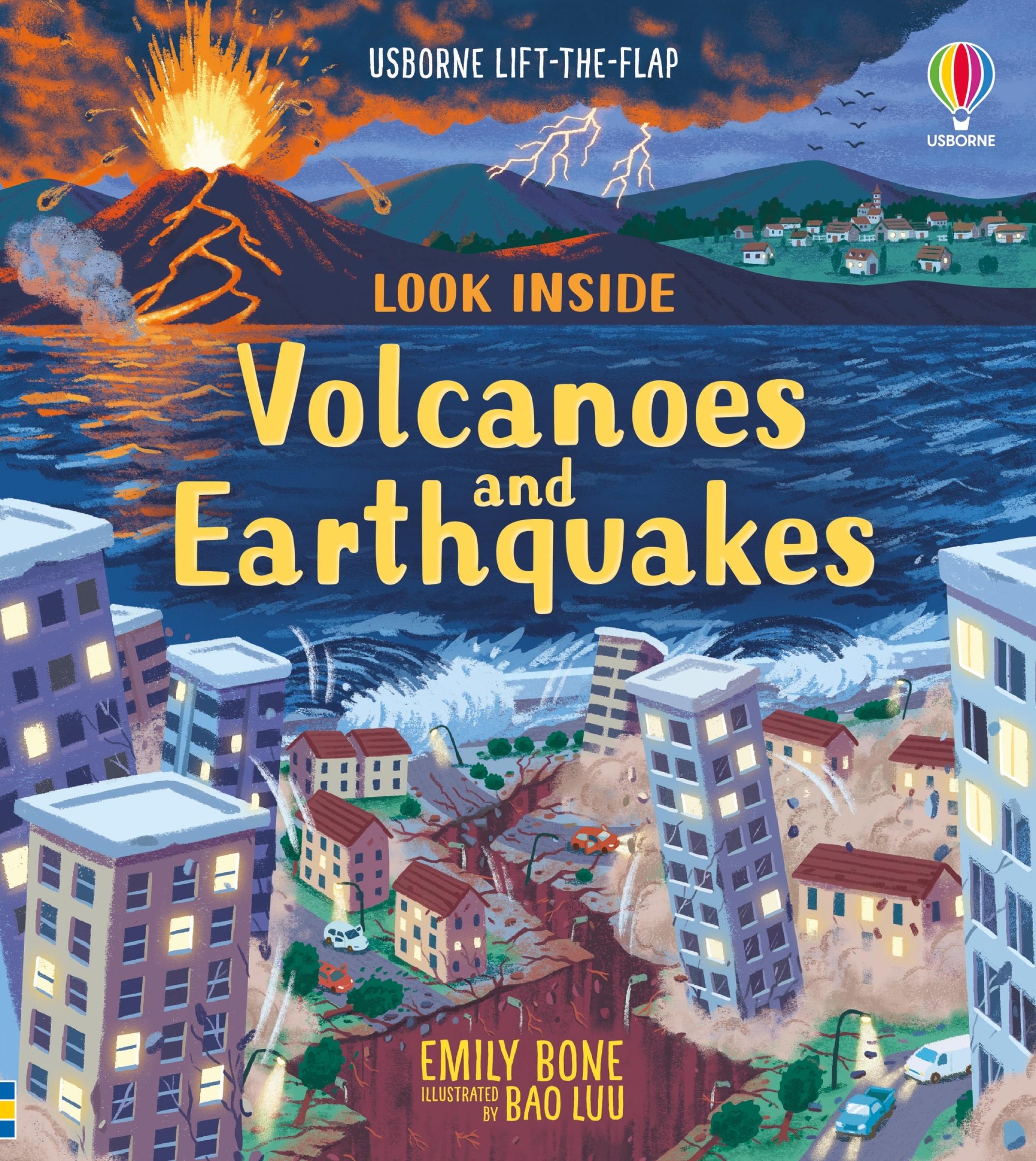 Vorderes Coverbild Look Inside Volcanoes and Earthquakes