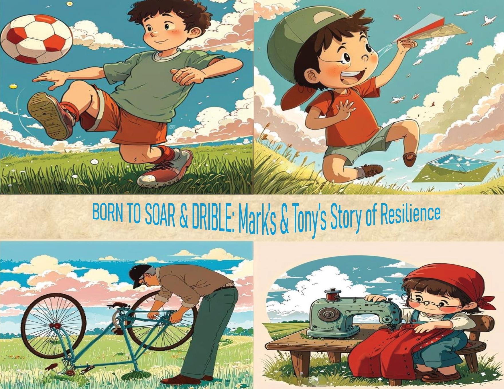 Vorderes Coverbild Born to Soar and Dribble Mark's and Tony's story of Resilience