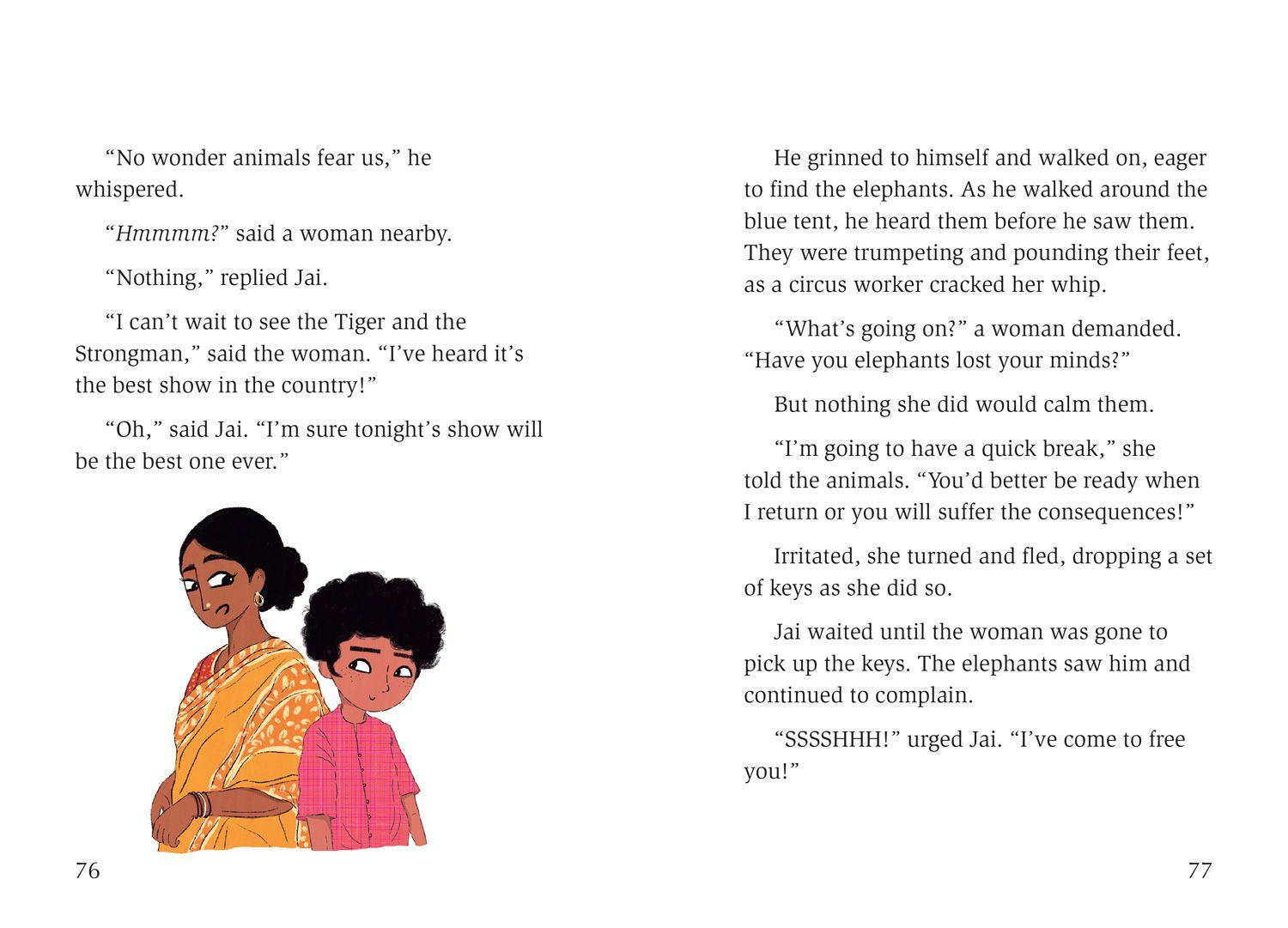 Beispielinhalt (Bild) The Boy and the Tiger