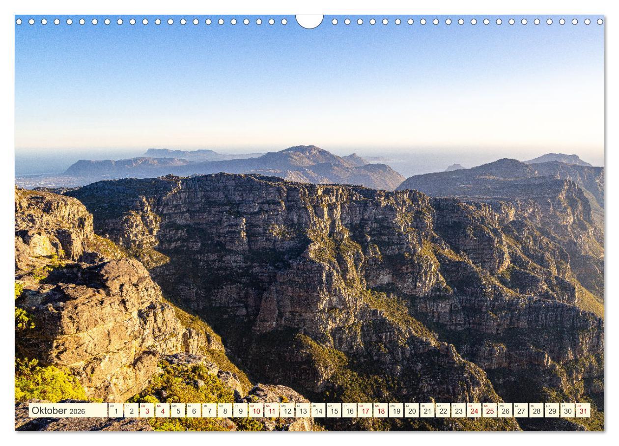 Beispielinhalt (Bild) Südafrika - Die Welt in einem Land (Wandkalender 2026 DIN A3 quer), CALVENDO Monatskalender