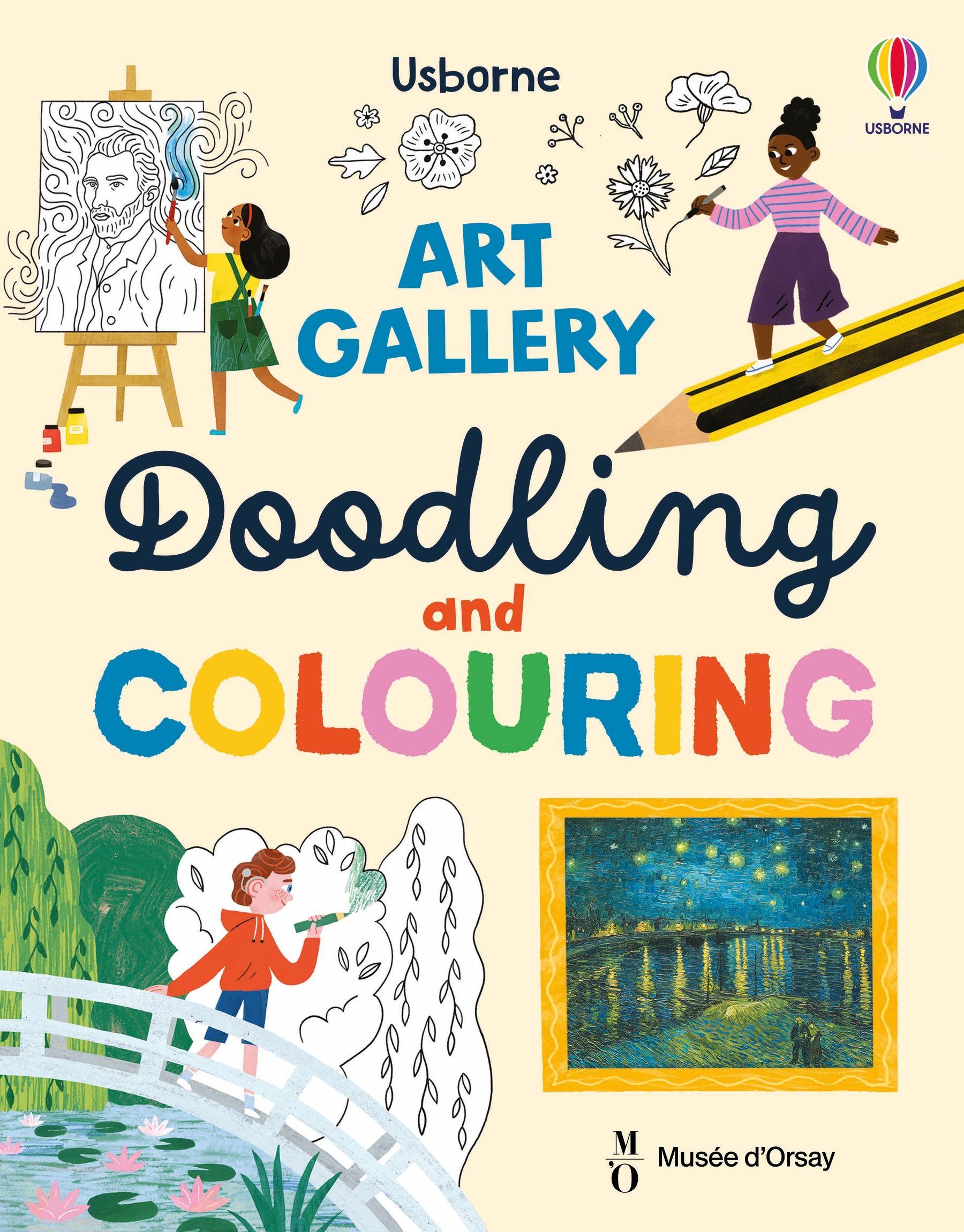 Vorderes Coverbild Art Gallery Doodling and Colouring