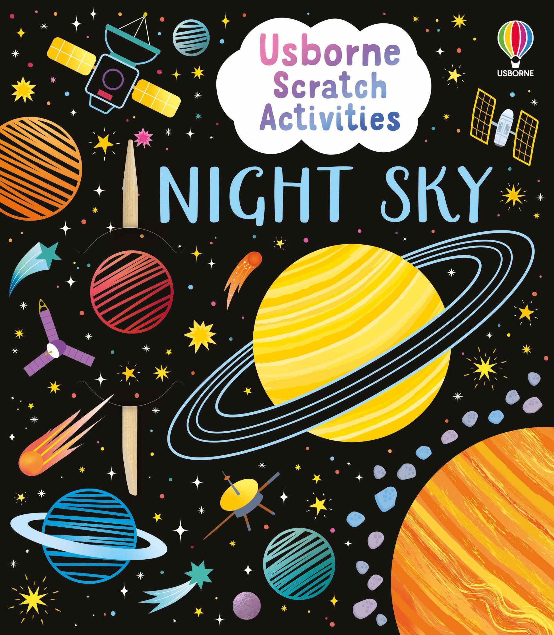 Vorderes Coverbild Usborne Scratch Activities Night Sky