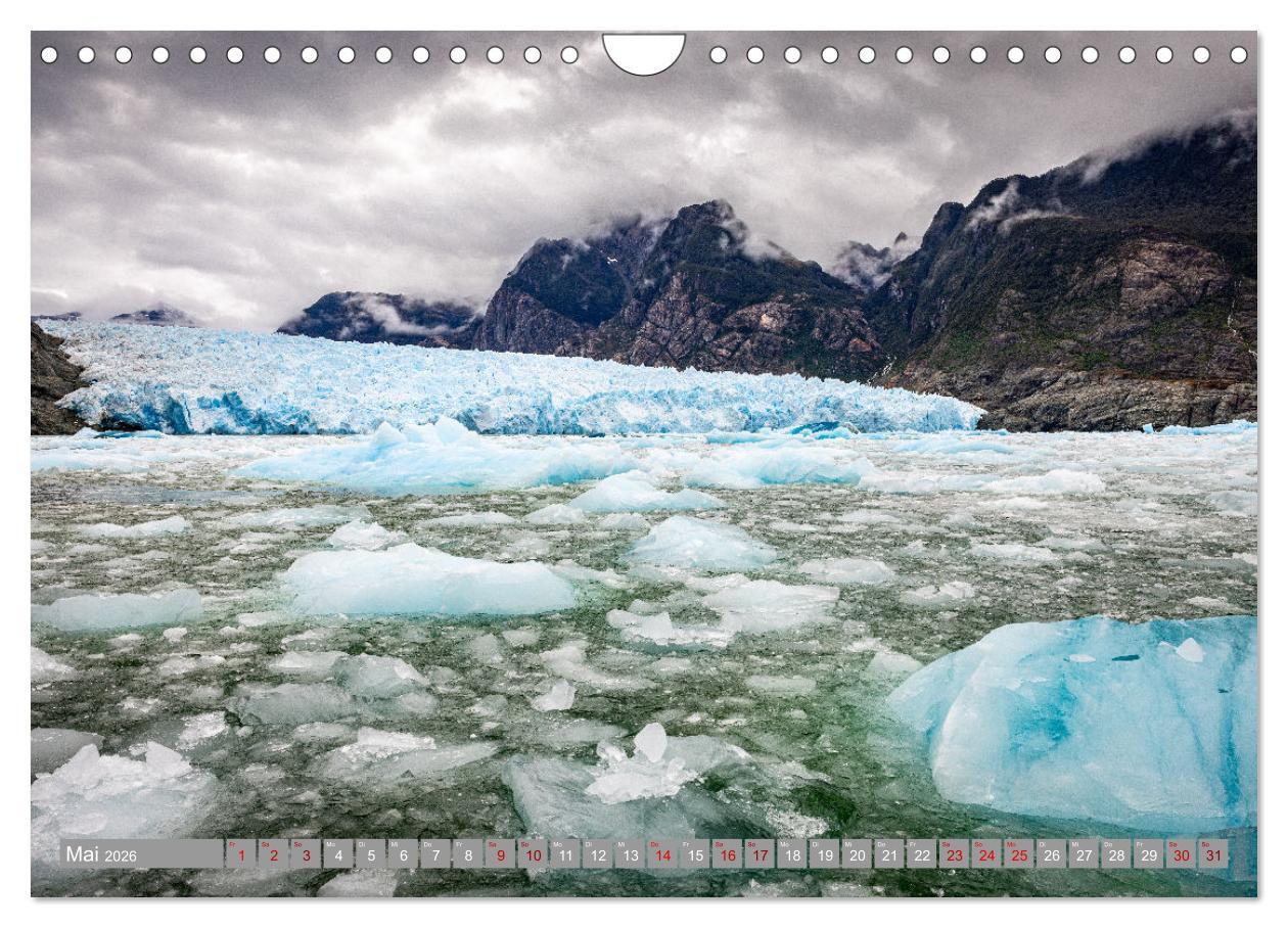 Beispielinhalt (Bild) Chile - Südamerikas Geheimtipp im Farbrausch (Wandkalender 2026 DIN A4 quer), CALVENDO Monatskalender