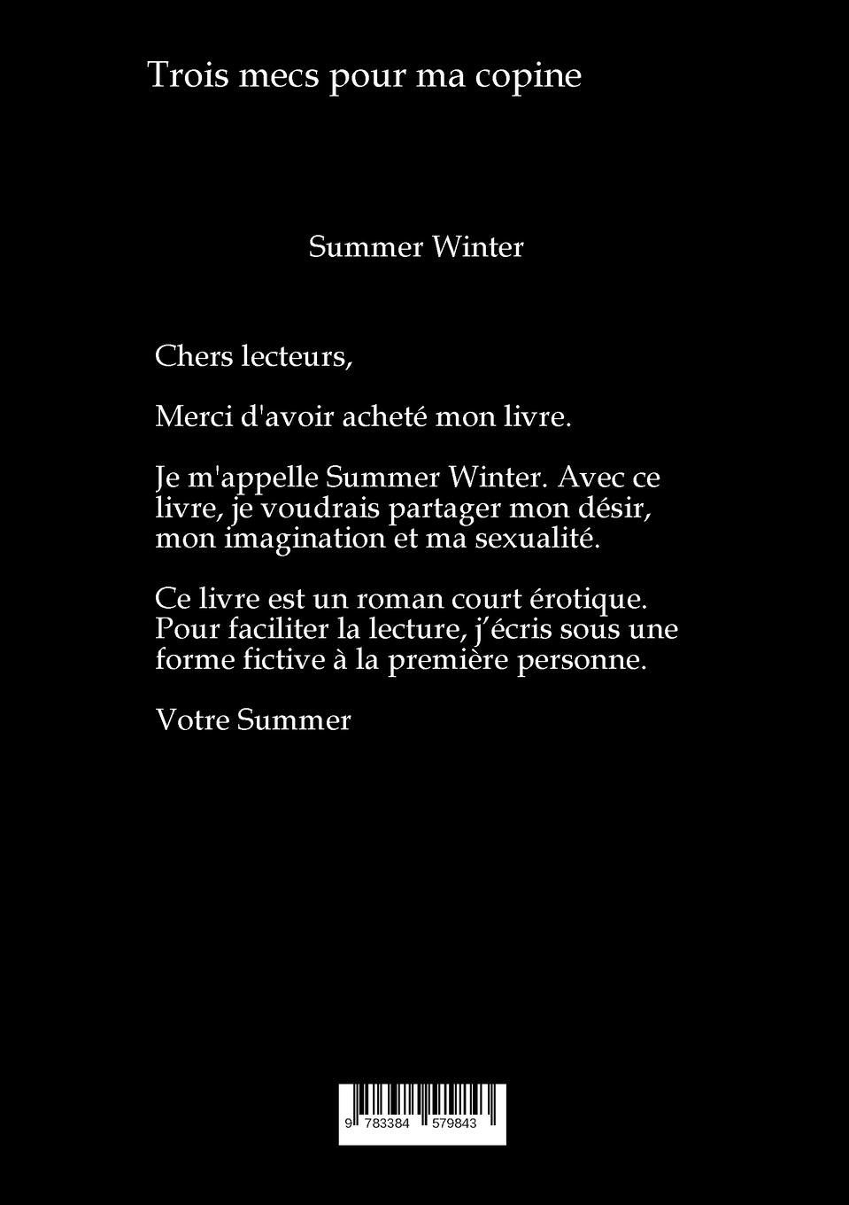 Rückseitencover Trois mecs pour ma copine