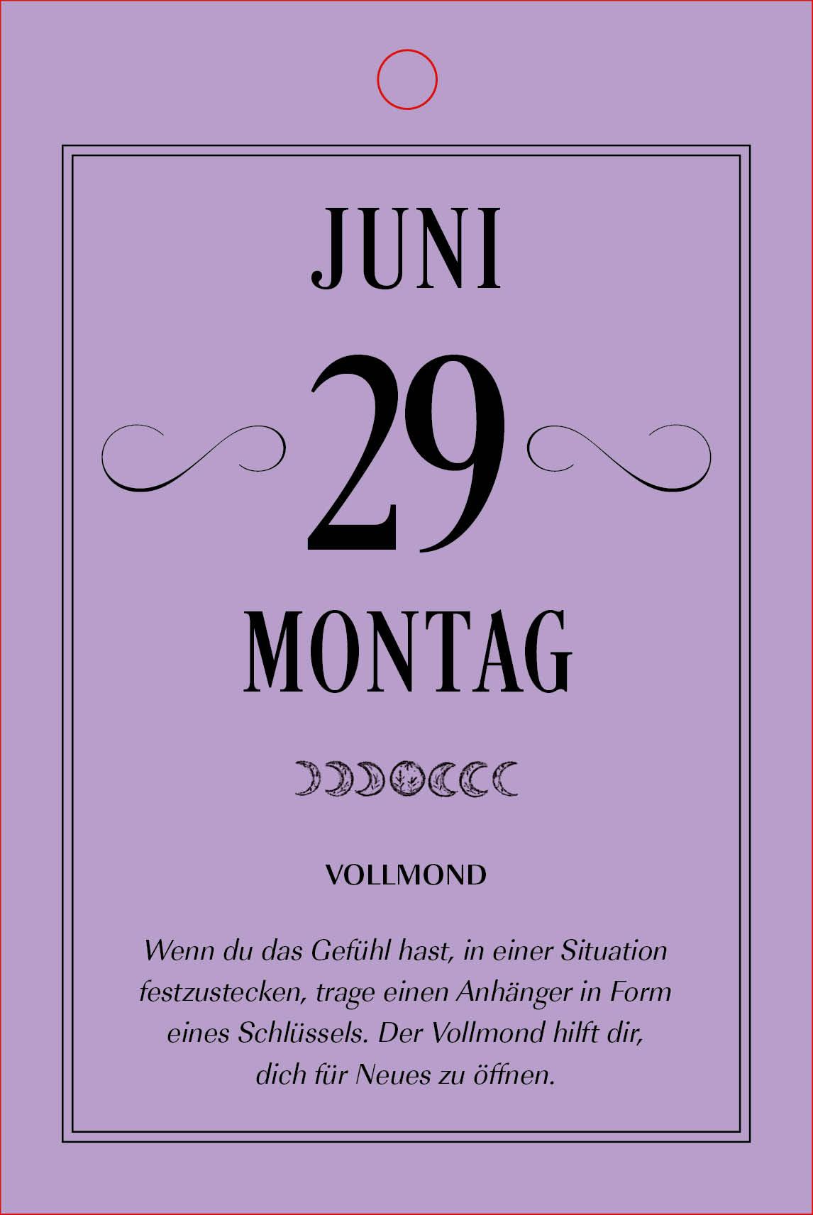 Beispielinhalt (Bild) Hexenkalender 2026