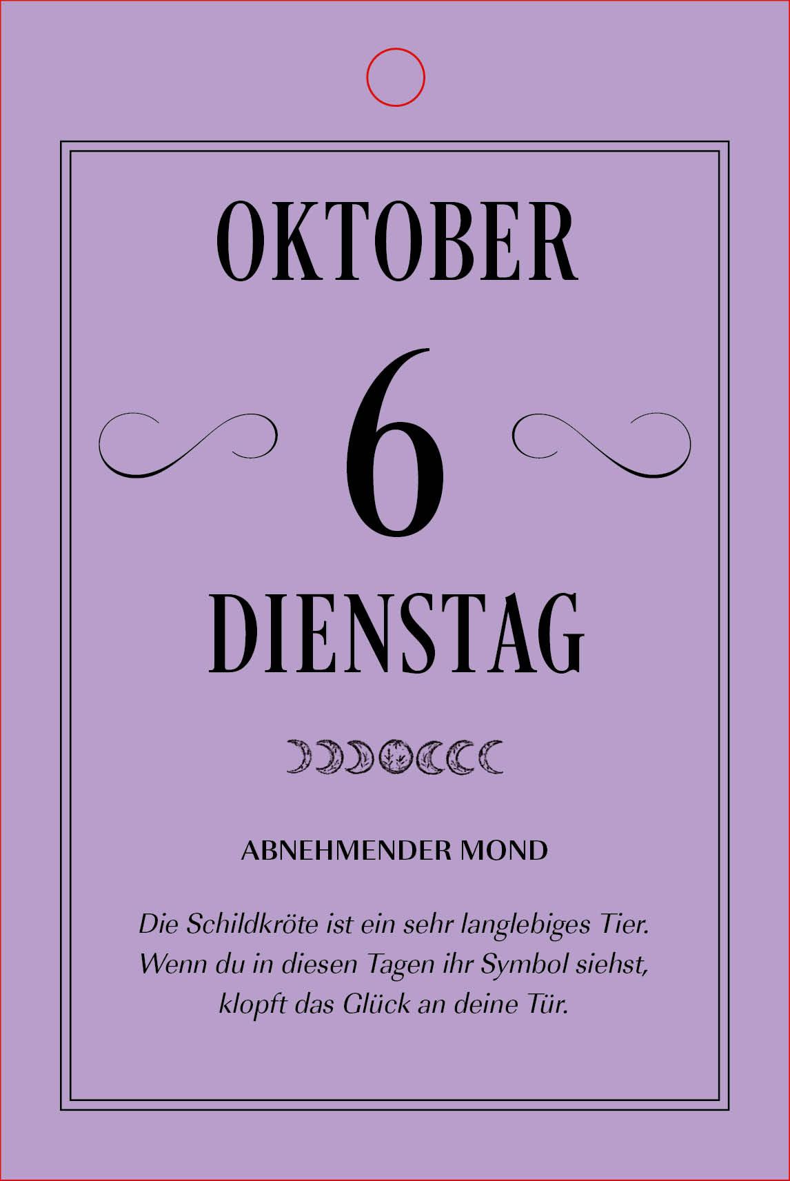 Beispielinhalt (Bild) Hexenkalender 2026