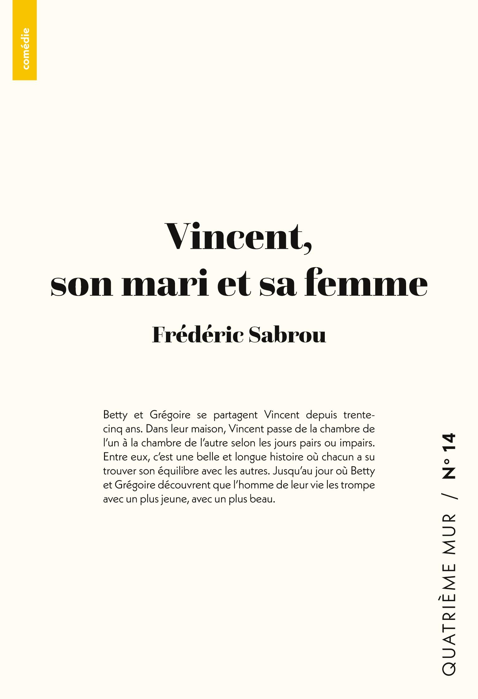 Vorderes Coverbild Vincent, son mari et sa femme