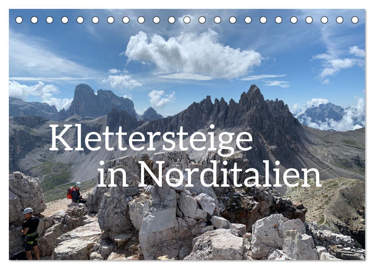 Vorderes Coverbild Klettersteige in Norditalien (Tischkalender 2026 DIN A5 quer), CALVENDO Monatskalender