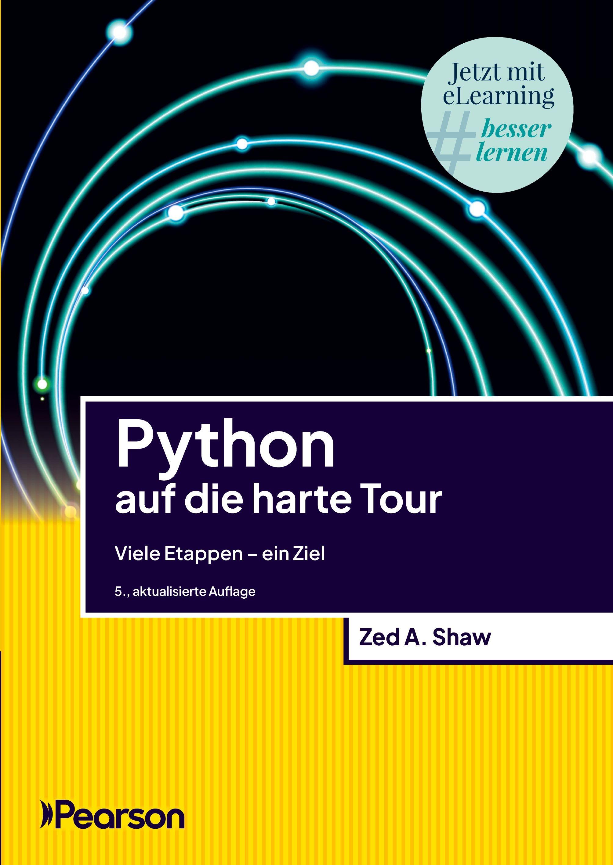 Vorderes Coverbild Python auf die harte Tour
