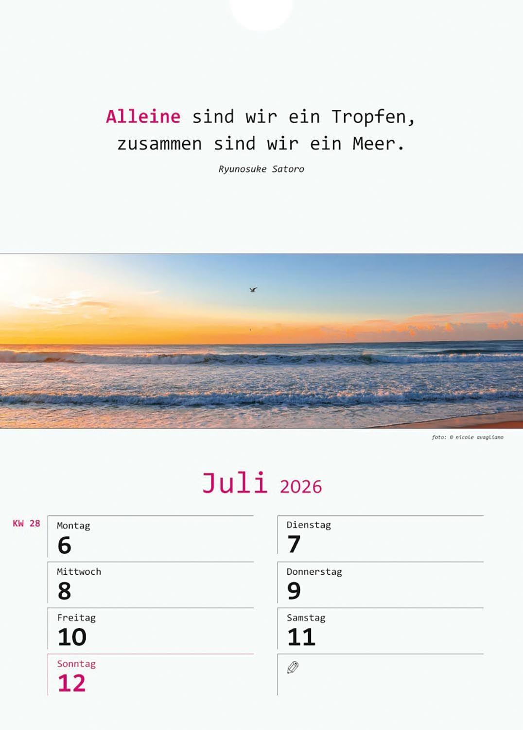 Beispielinhalt (Bild) Wir-Kalender 2026