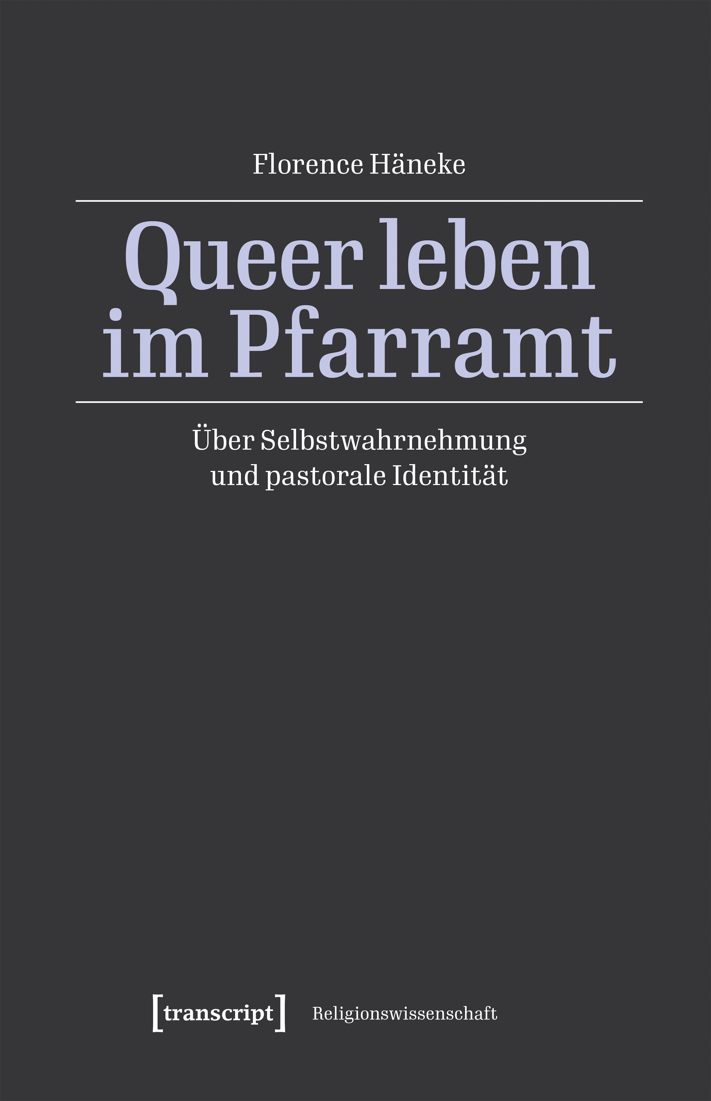 Vorderes Coverbild Queer leben im Pfarramt