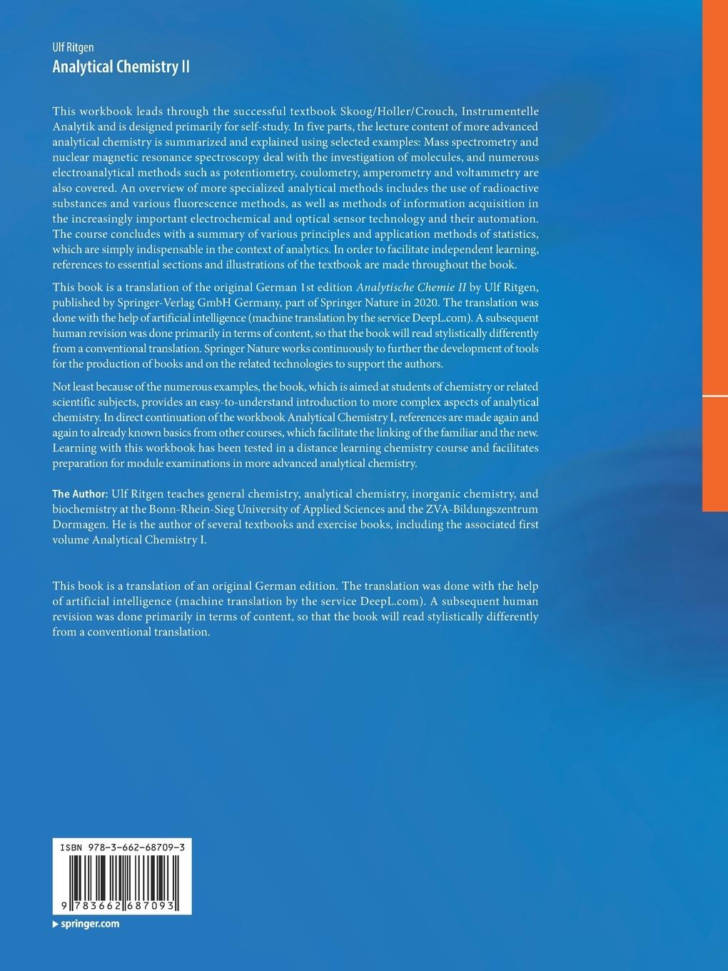 Rückseitencover Analytical Chemistry II