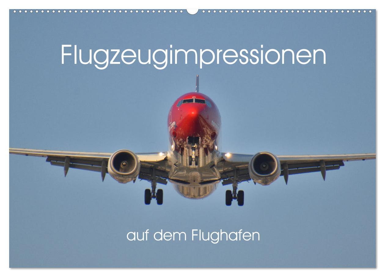 Vorderes Coverbild Flugzeugimpressionen auf dem Flughafen (Wandkalender 2026 DIN A2 quer), CALVENDO Monatskalender