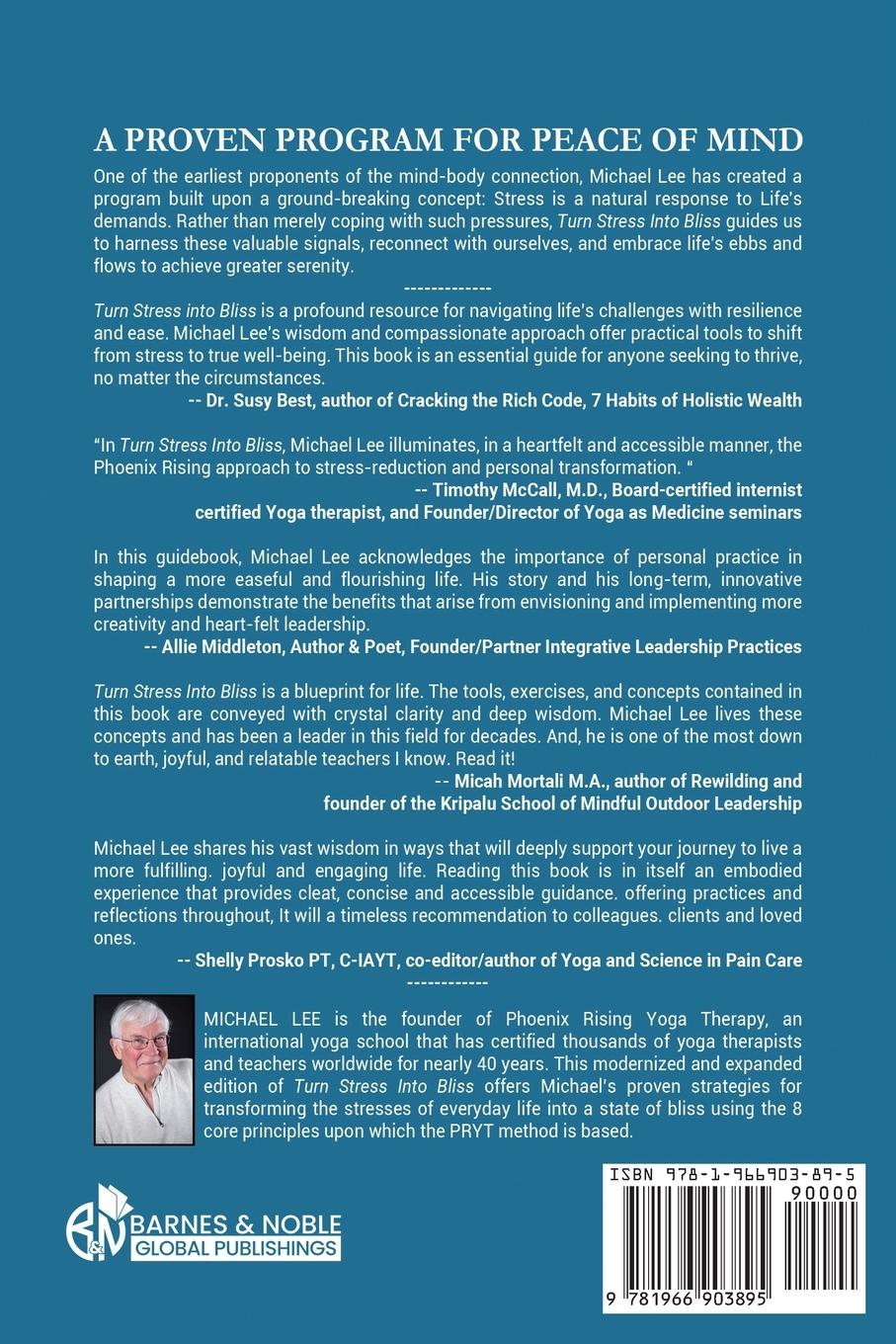 Rückseitencover TURN STRESS INTO BLISS