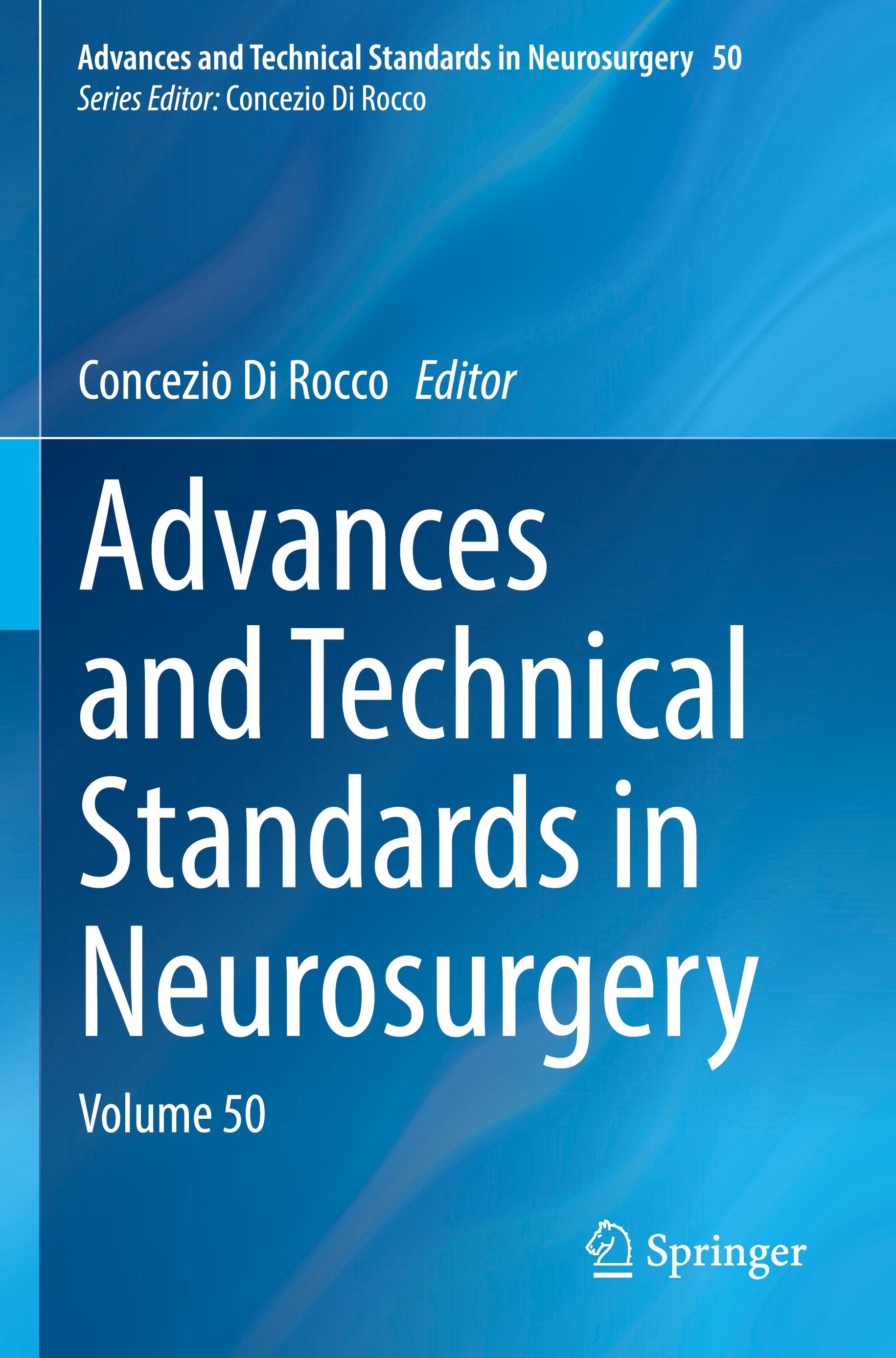 Vorderes Coverbild Advances and Technical Standards in Neurosurgery