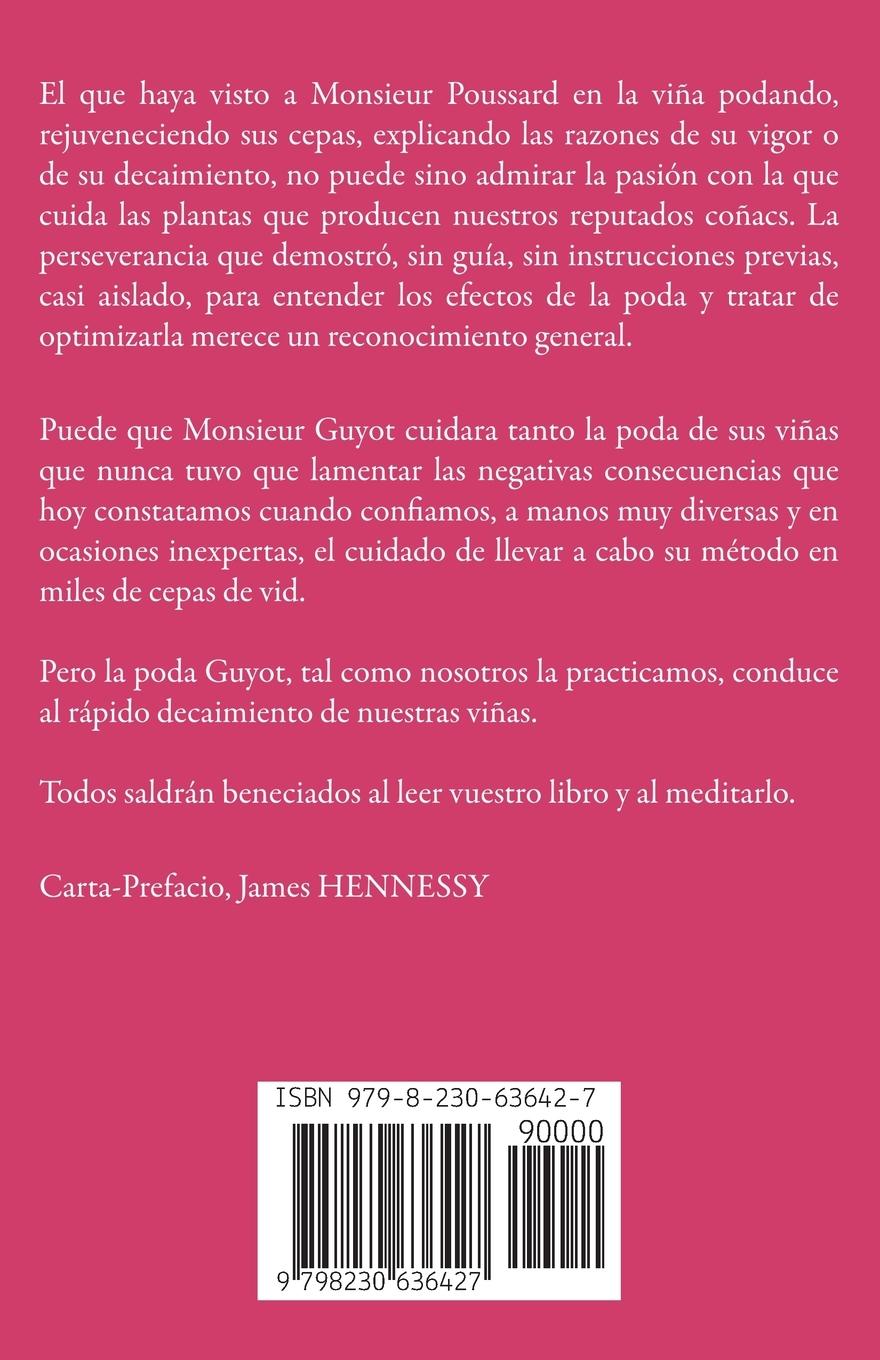 Rückseitencover El origen de la poda de respeto 100 años después ¿Quién fue Monsieur Poussard?
