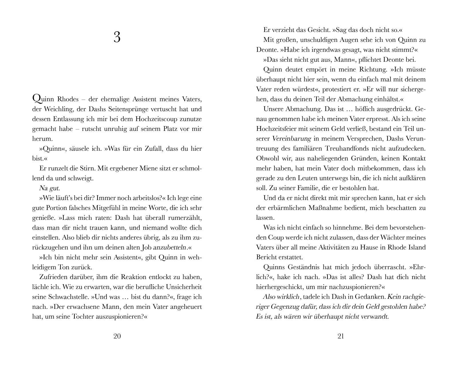 Beispielinhalt (Bild) Heiress Among Thieves