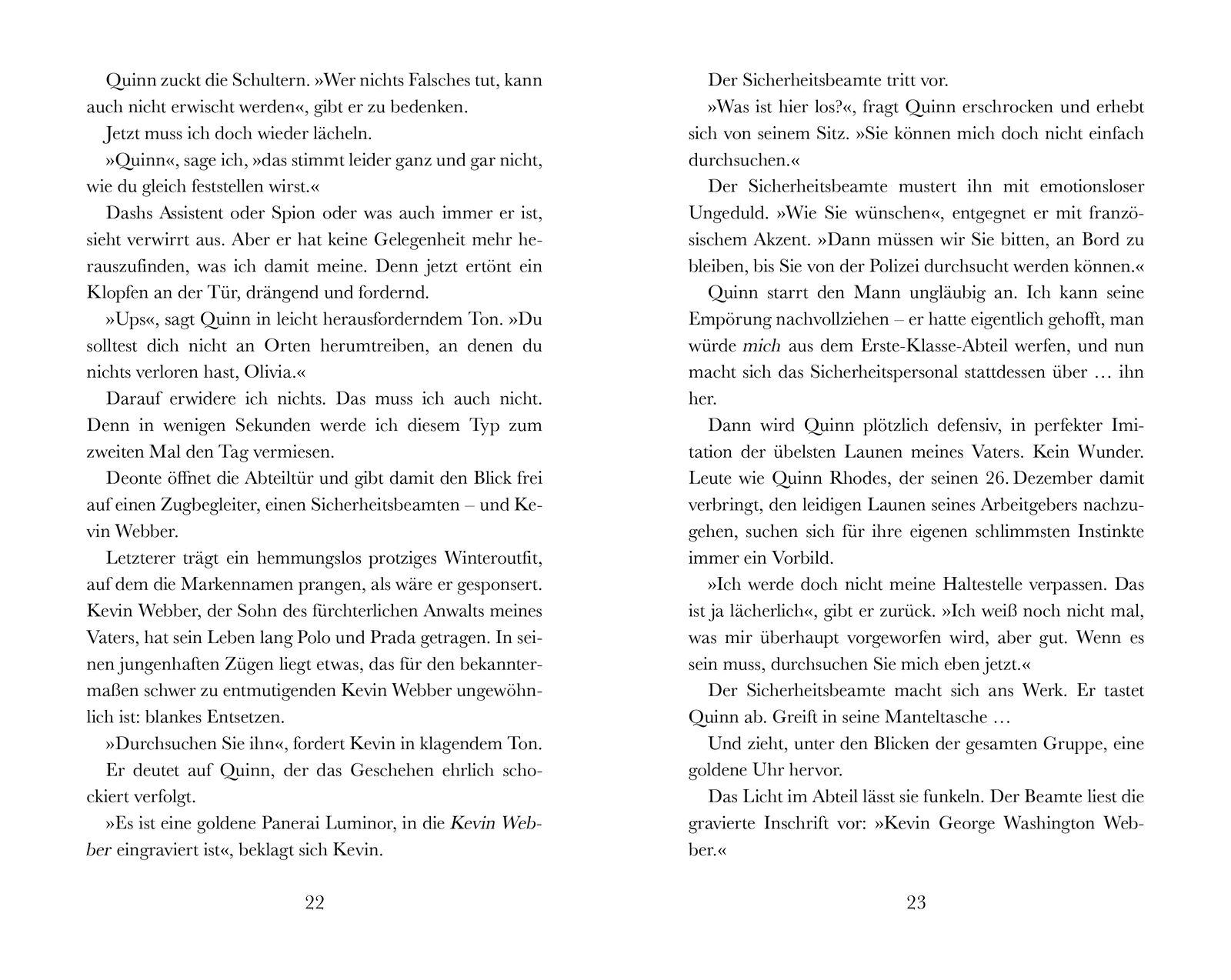 Beispielinhalt (Bild) Heiress Among Thieves