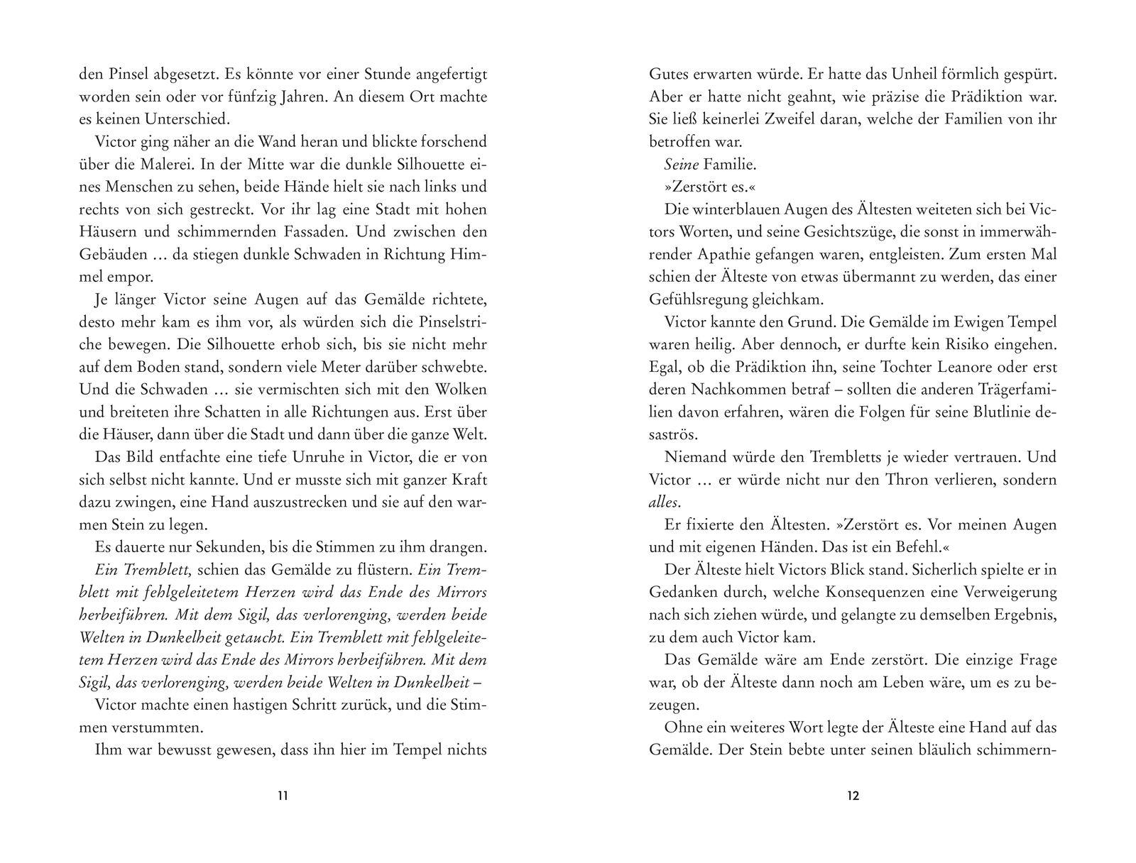 Beispielinhalt (Bild) Dark Sigils - Wie die Dunkelheit befiehlt