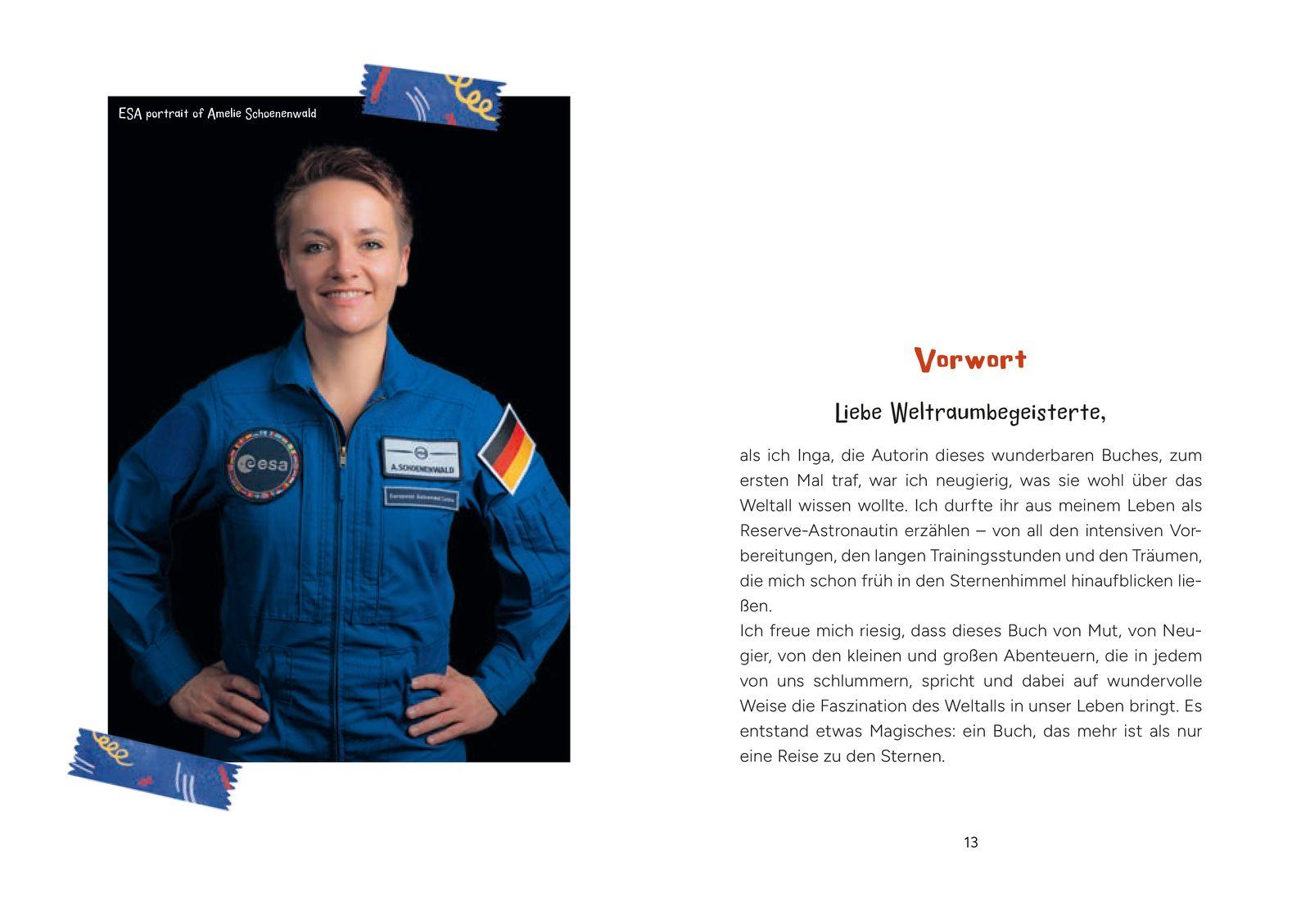 Beispielinhalt (Bild) Die Astronautin von nebenan. Eine Reise vom Kinderzimmer ins Weltall