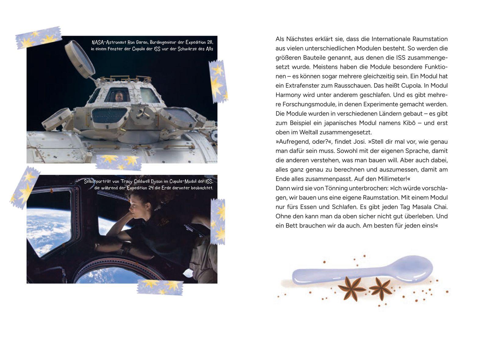 Beispielinhalt (Bild) Die Astronautin von nebenan. Eine Reise vom Kinderzimmer ins Weltall