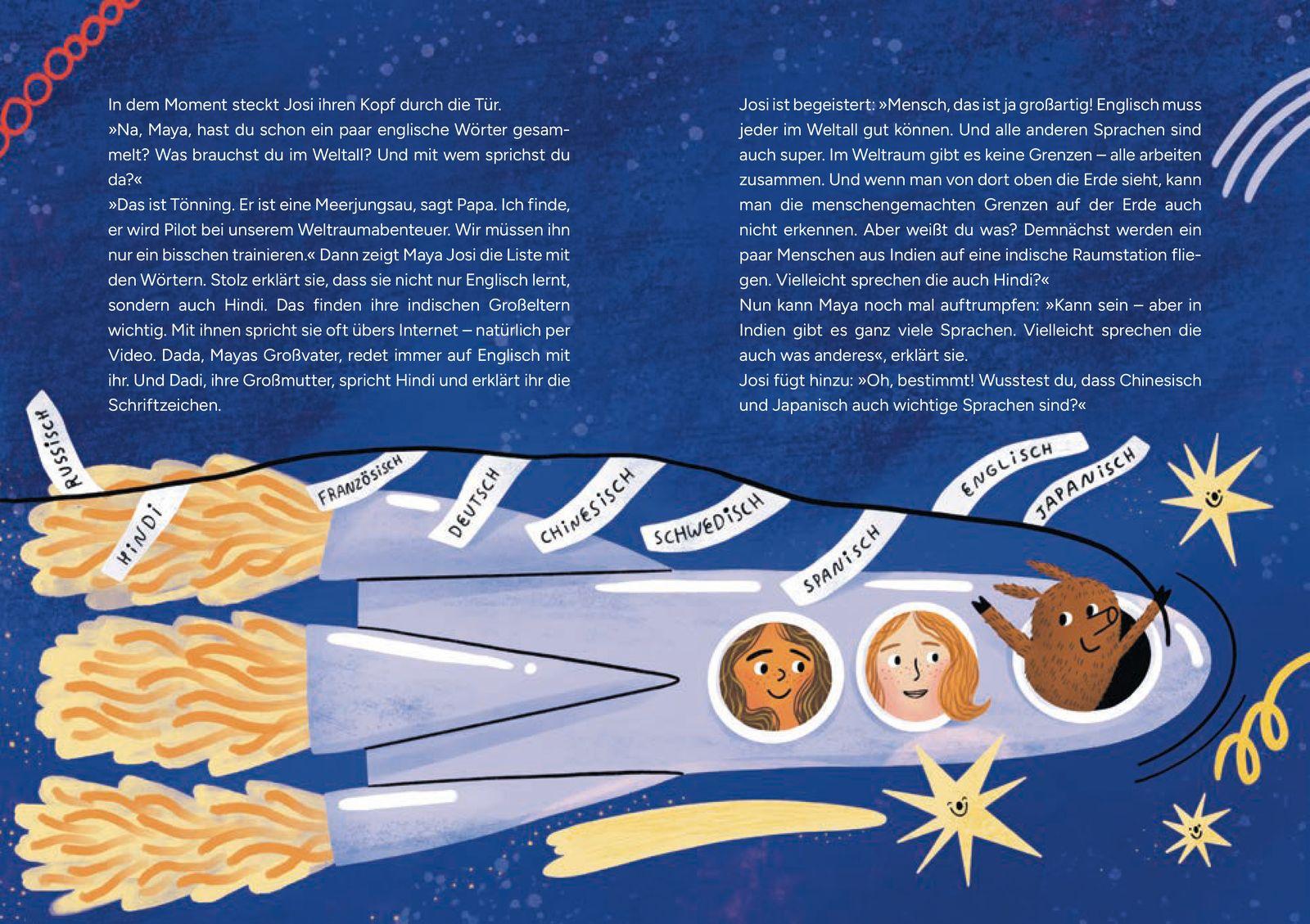 Beispielinhalt (Bild) Die Astronautin von nebenan. Eine Reise vom Kinderzimmer ins Weltall