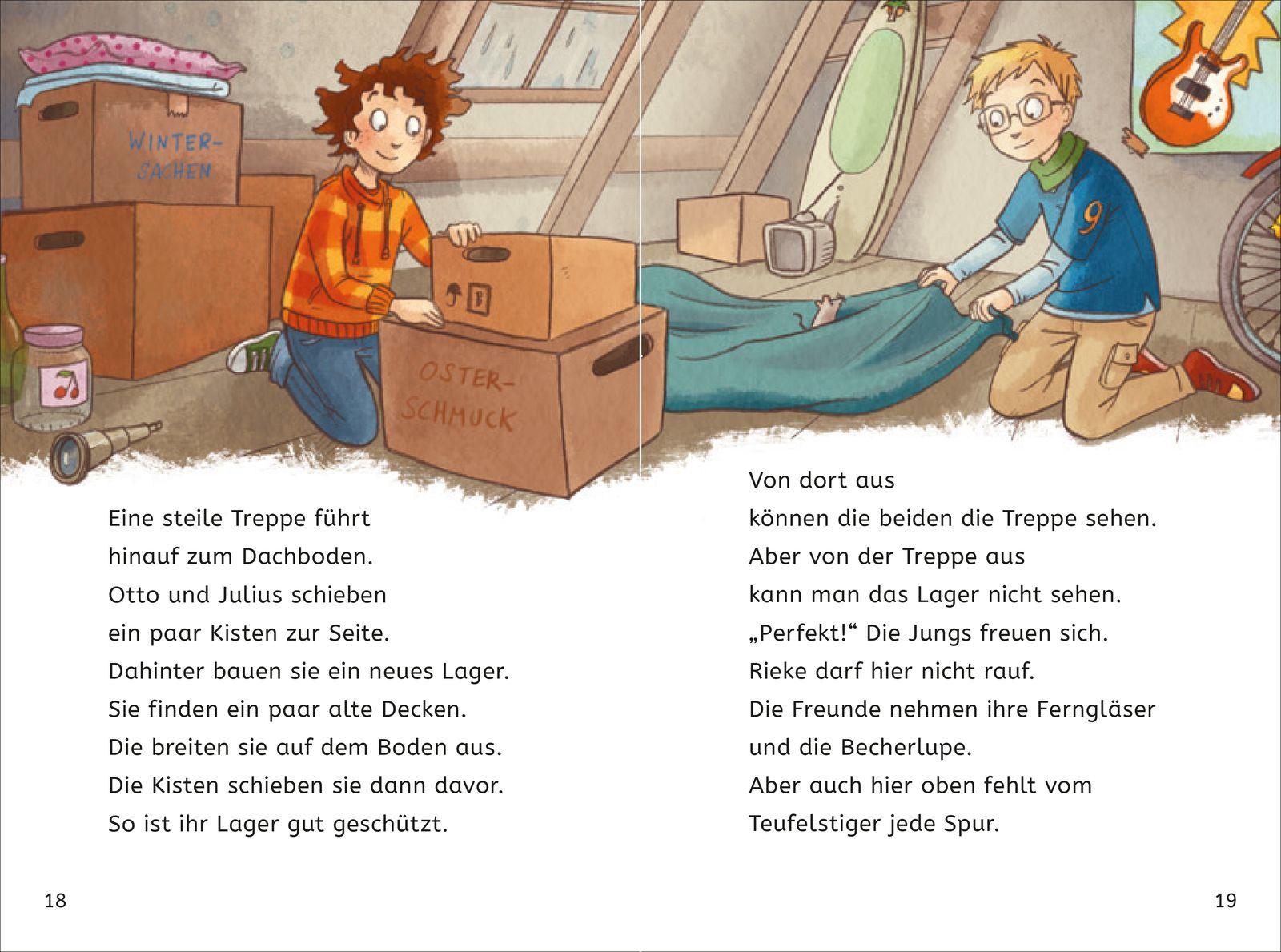 Beispielinhalt (Bild) Leseprofis - Tigerjagd um Mitternacht, 2. Klasse