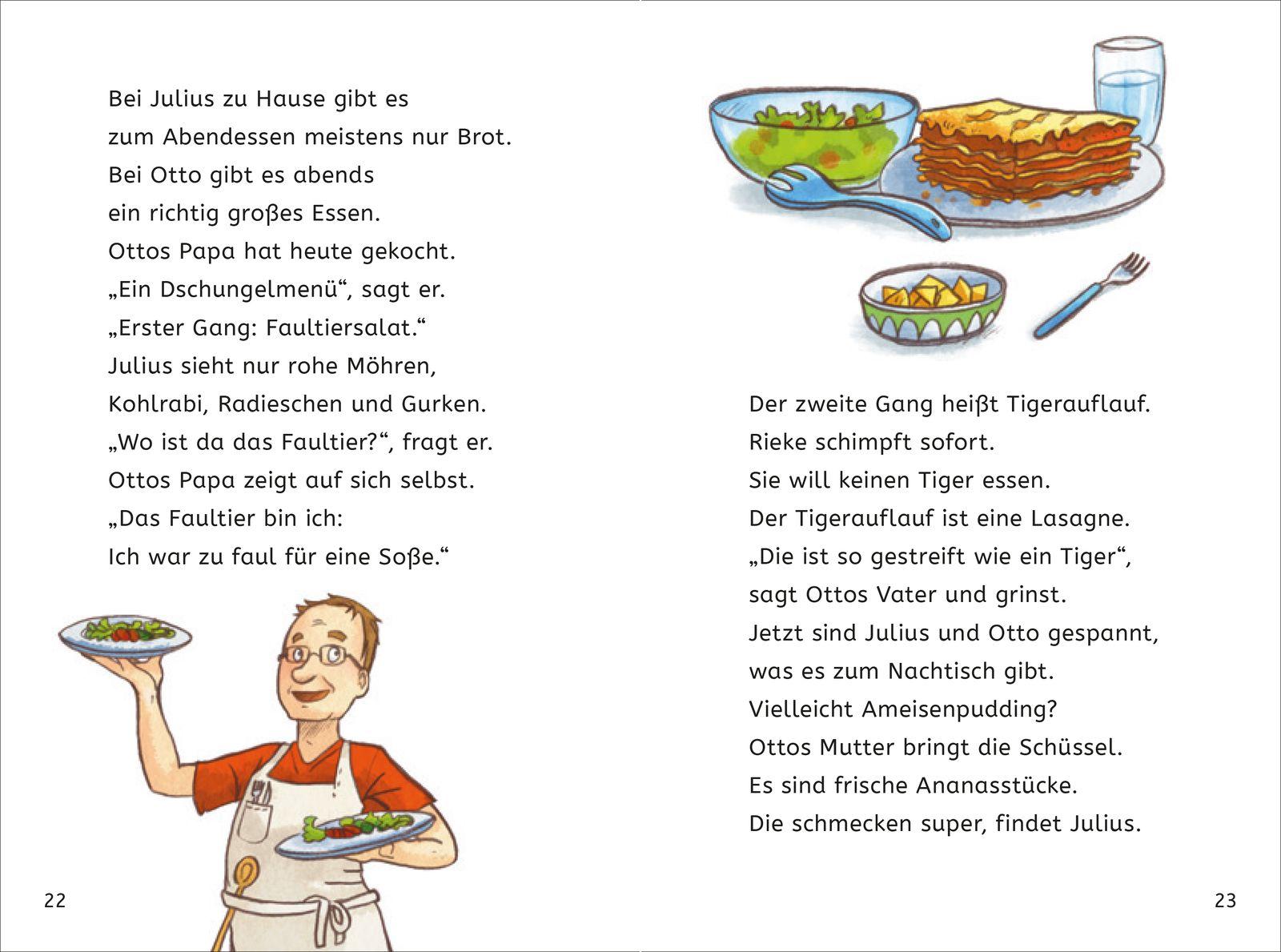 Beispielinhalt (Bild) Leseprofis - Tigerjagd um Mitternacht, 2. Klasse