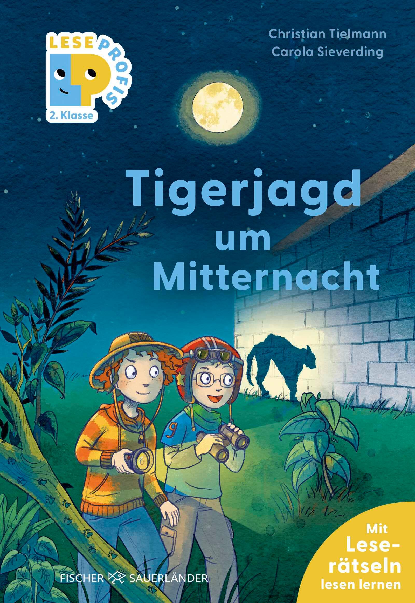 Vorderes Coverbild Leseprofis - Tigerjagd um Mitternacht, 2. Klasse
