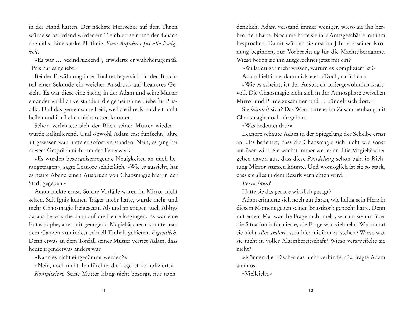 Beispielinhalt (Bild) Dark Sigils - Wen das Schicksal betrügt