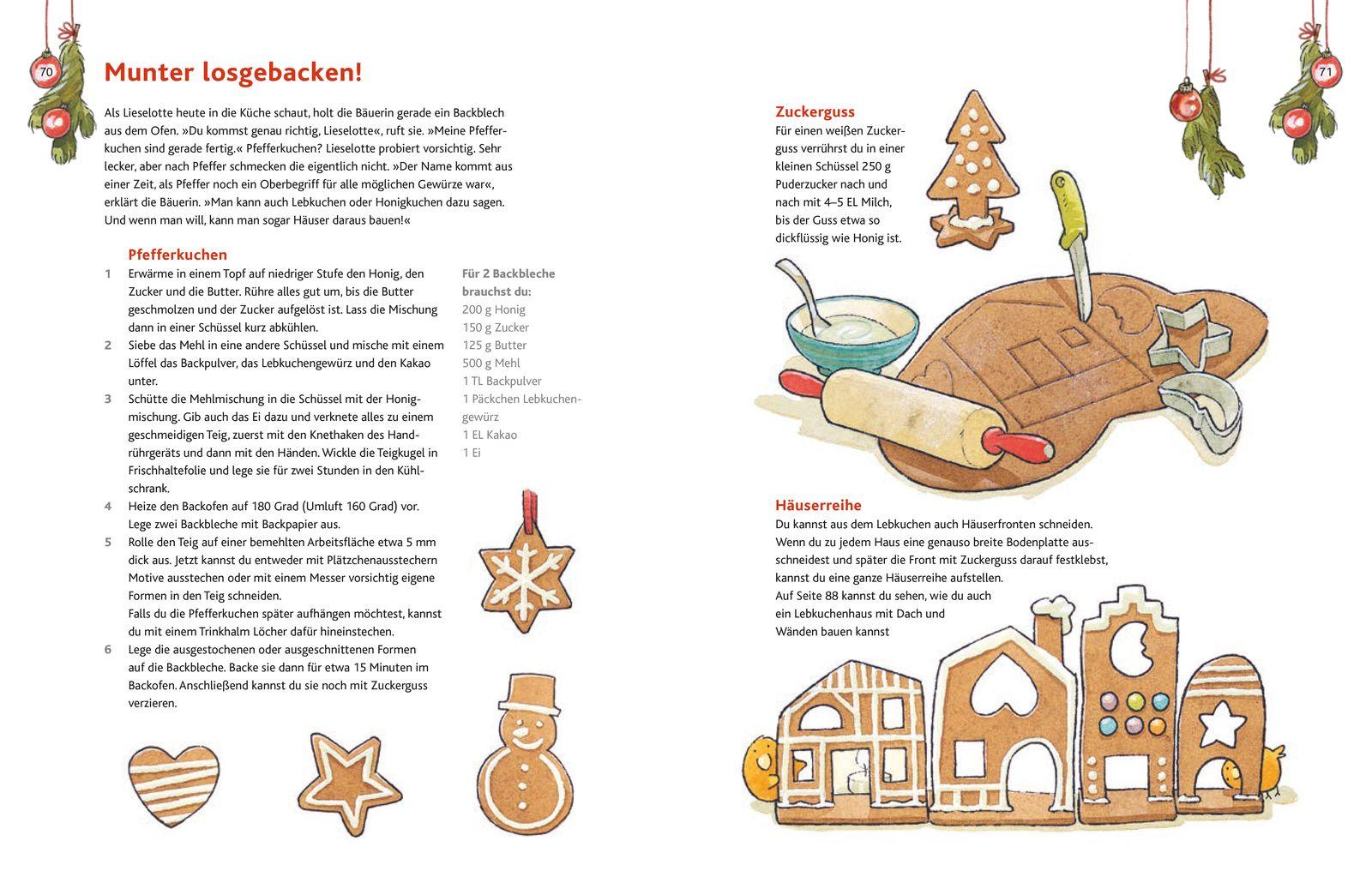 Beispielinhalt (Bild) Warten auf Weihnachten mit Lieselotte
