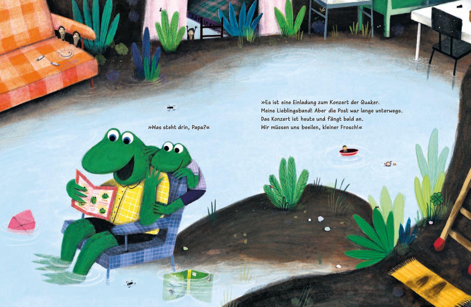 Beispielinhalt (Bild) Komm mit, kleiner Frosch