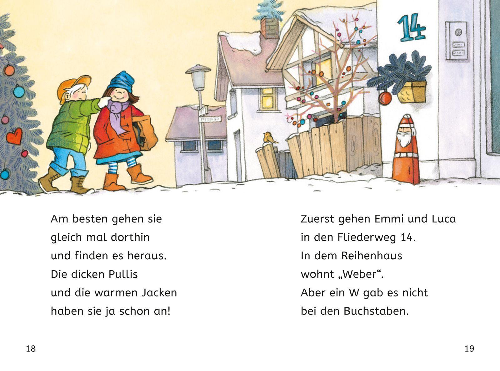 Beispielinhalt (Bild) Leseprofis - Das schönste Weihnachtsgeschenk der Welt, 1. Klasse