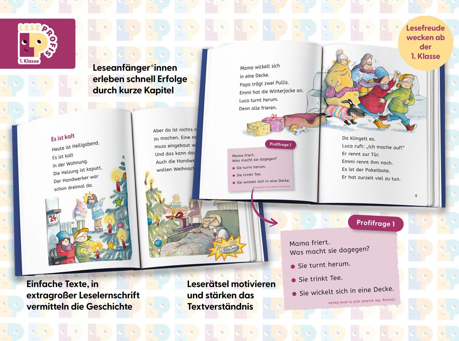 Beispielinhalt (Bild) Leseprofis - Das schönste Weihnachtsgeschenk der Welt, 1. Klasse