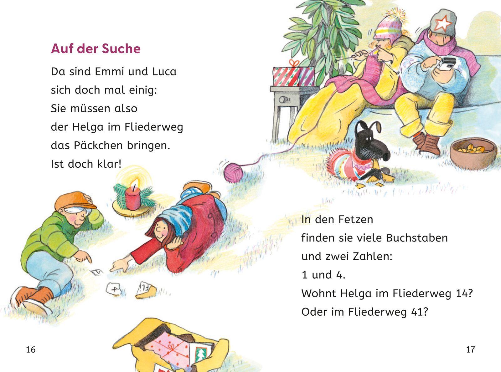 Beispielinhalt (Bild) Leseprofis - Das schönste Weihnachtsgeschenk der Welt, 1. Klasse