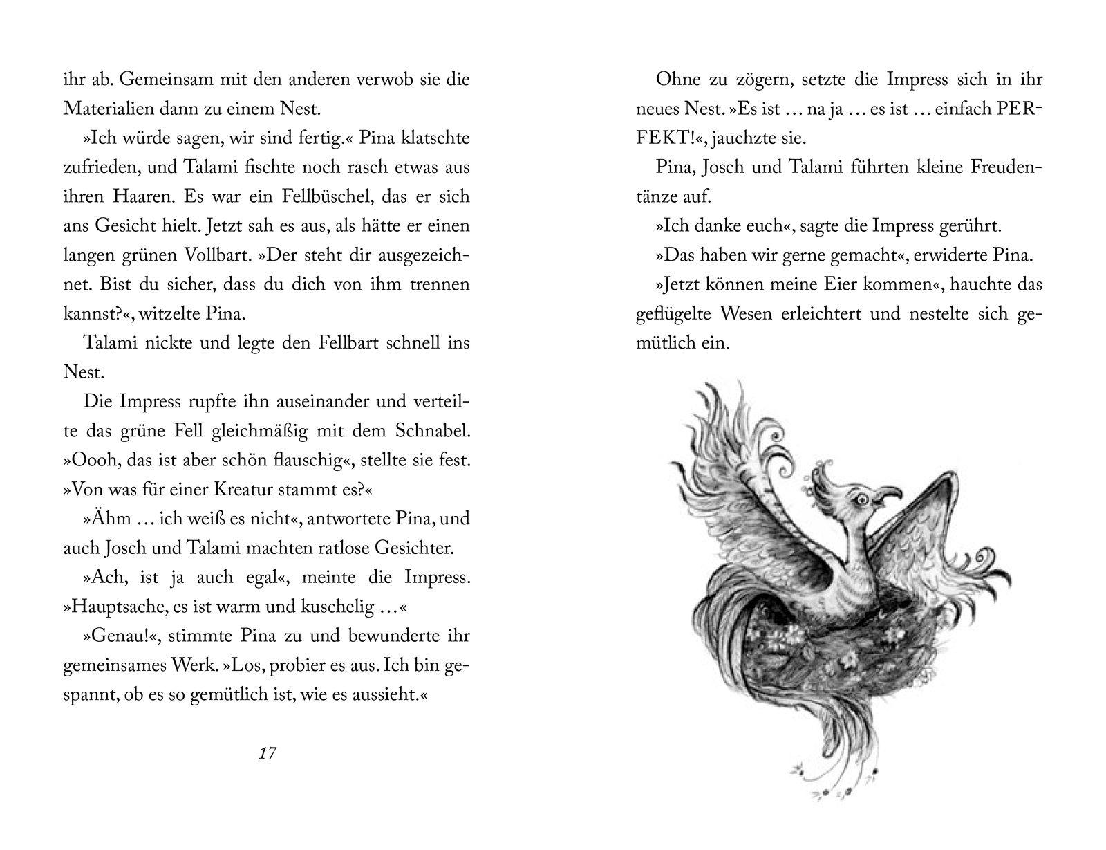 Beispielinhalt (Bild) Pina Ponyhexe - Rettung für das Hexendorf