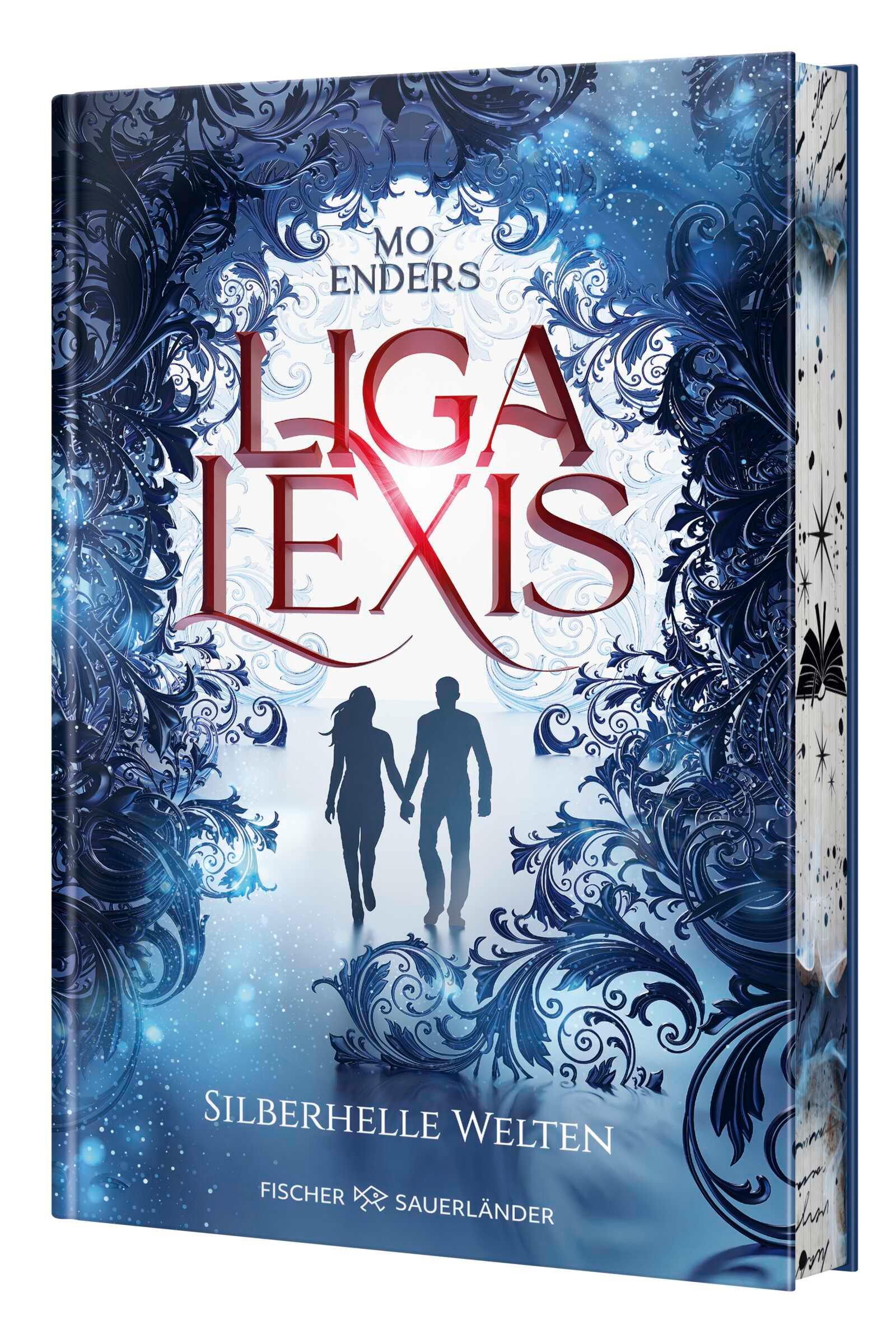 Vorderes Coverbild Liga Lexis - Silberhelle Welten