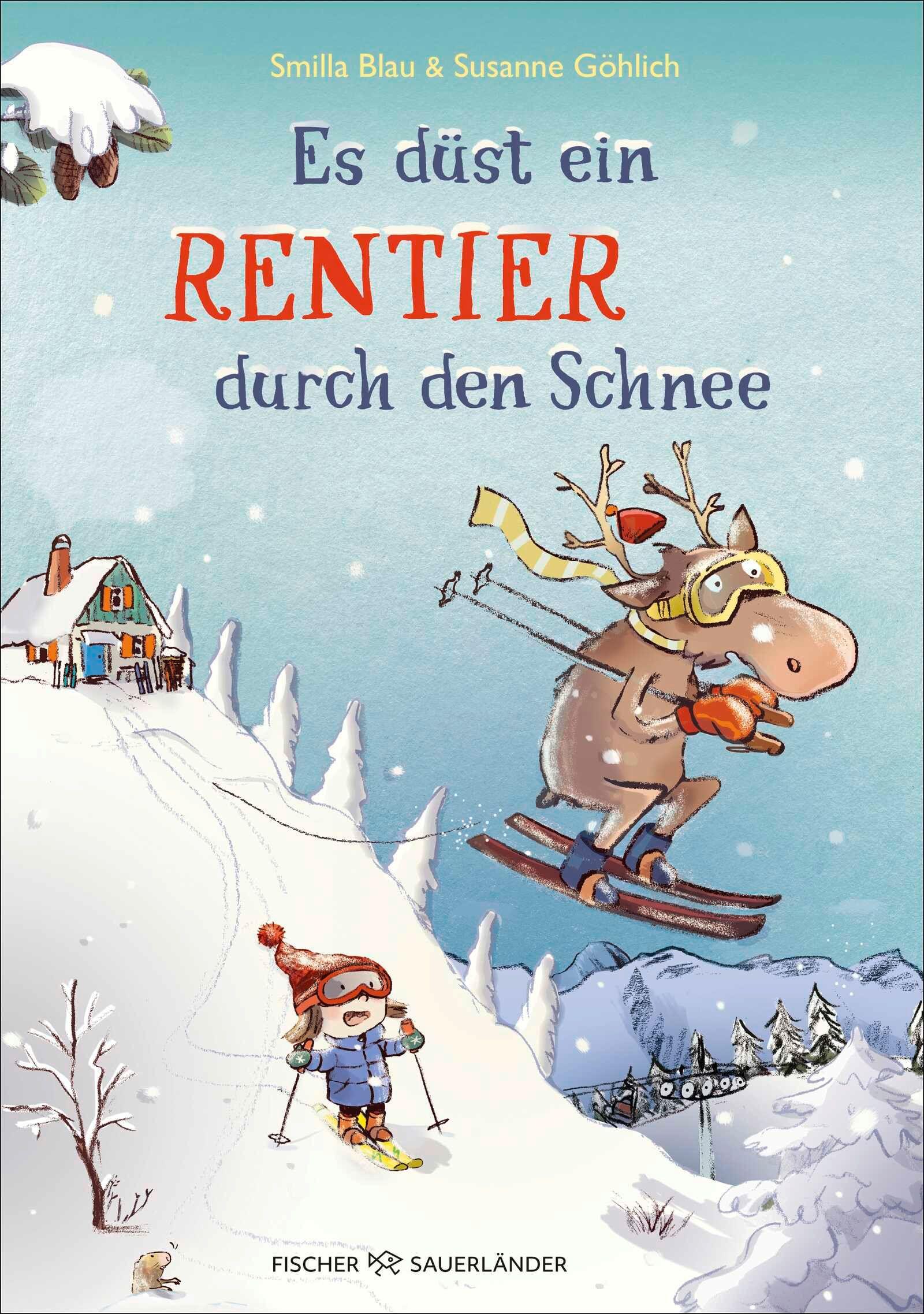 Vorderes Coverbild Es düst ein Rentier durch den Schnee