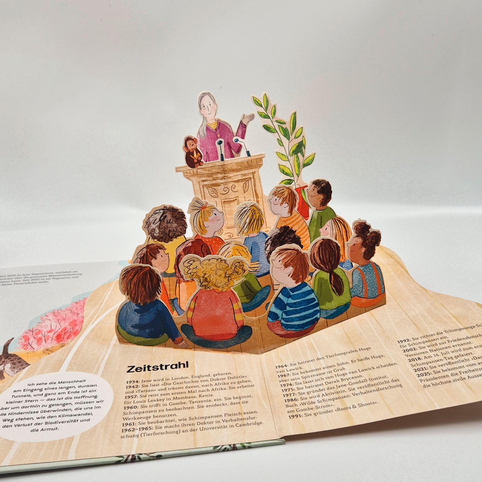 Beispielinhalt (Bild) SCIENCE POPS: Jane Goodall