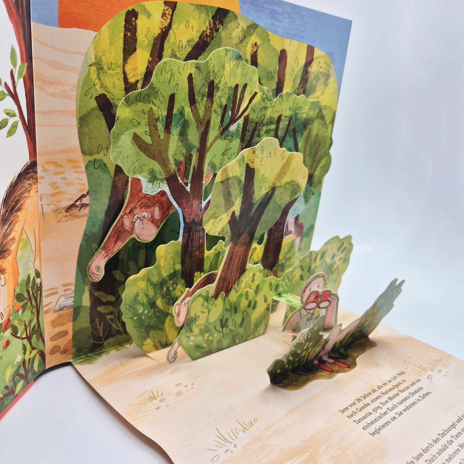 Beispielinhalt (Bild) SCIENCE POPS: Jane Goodall